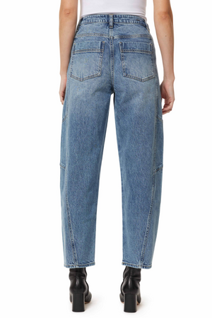 Evie Barrel Cropped Jeans