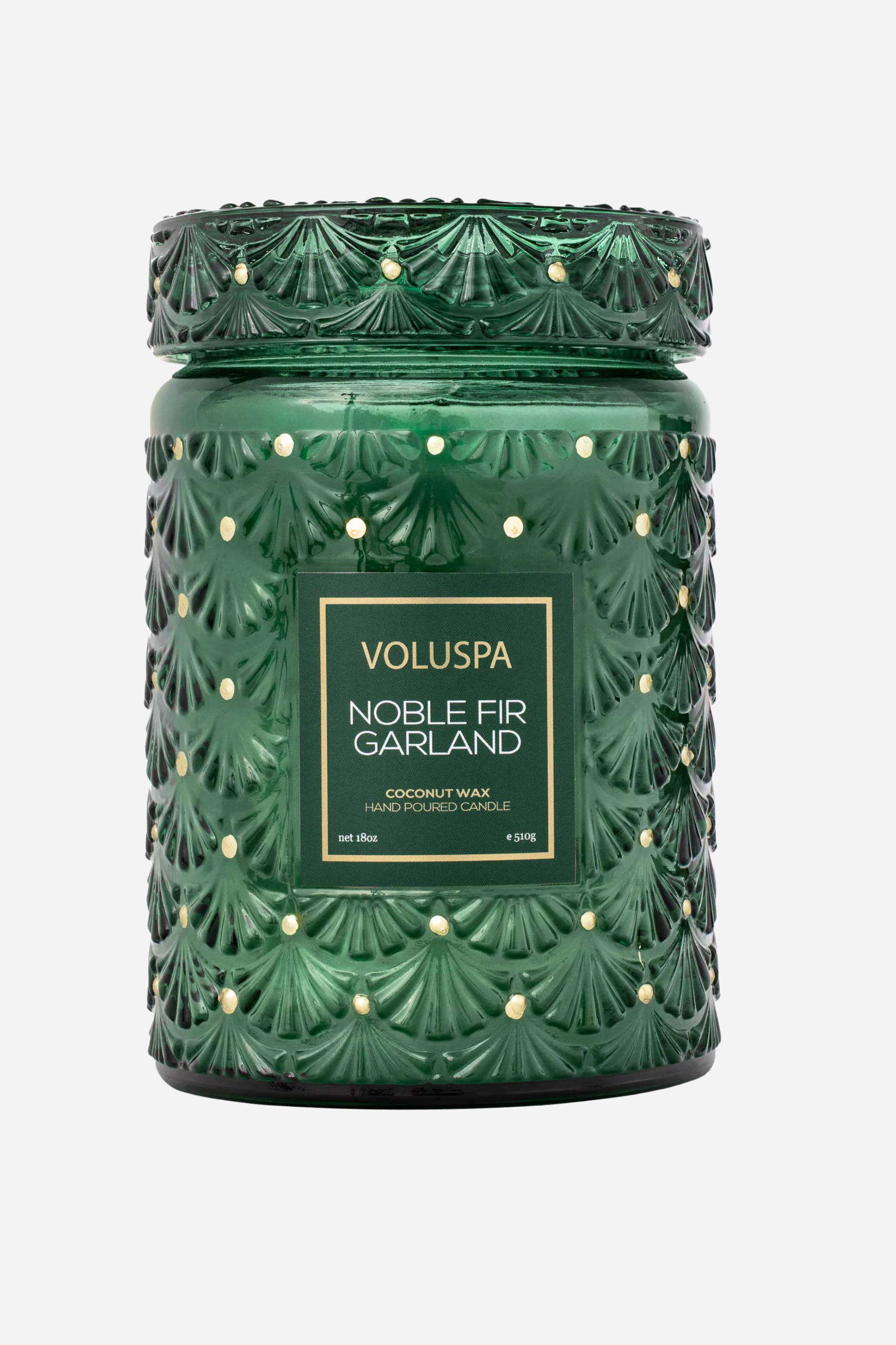 Voluspa Large Jar Candle - Noble Fir Garland