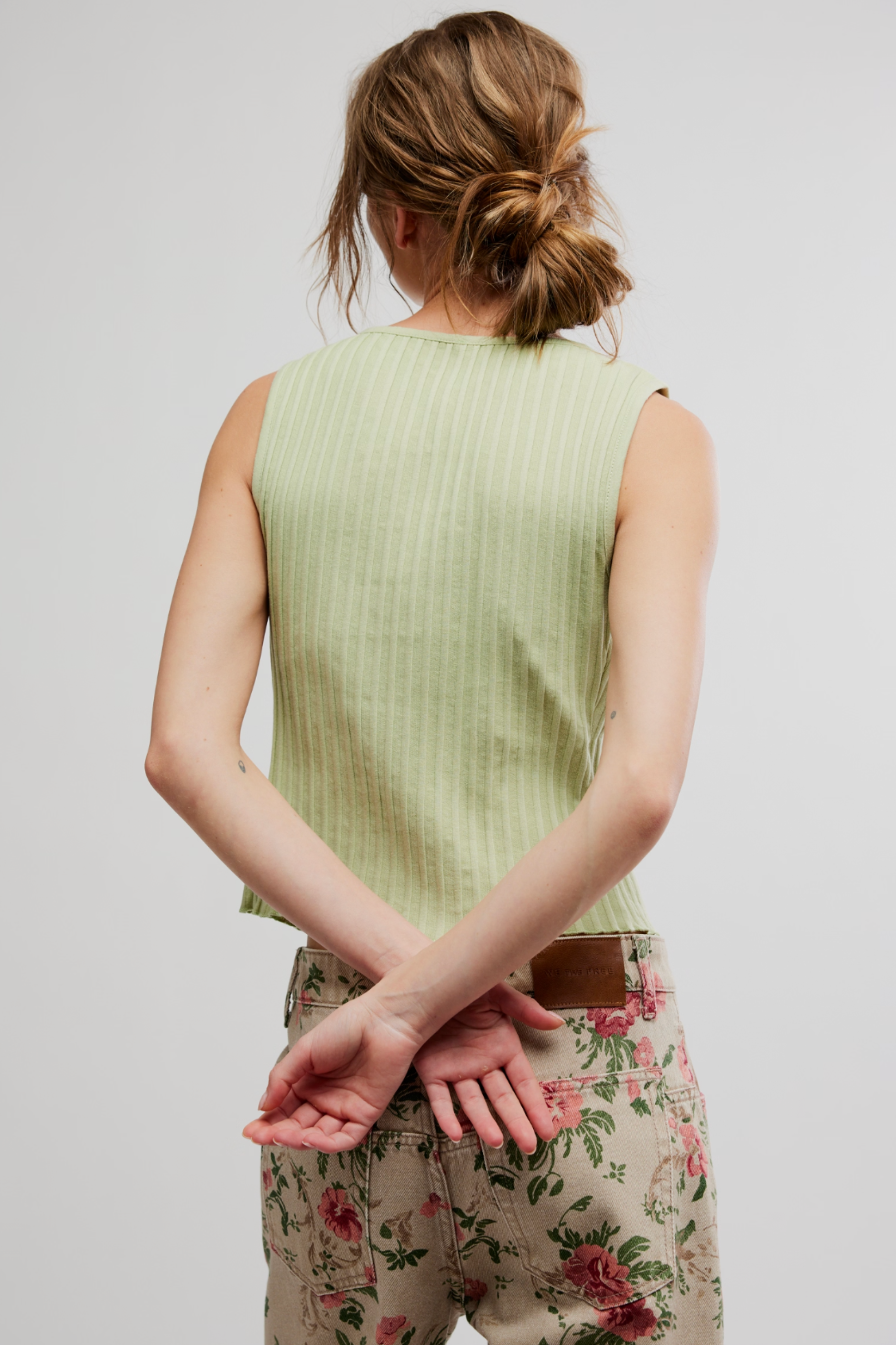 Free People Tilly Vest - Weeping Willow