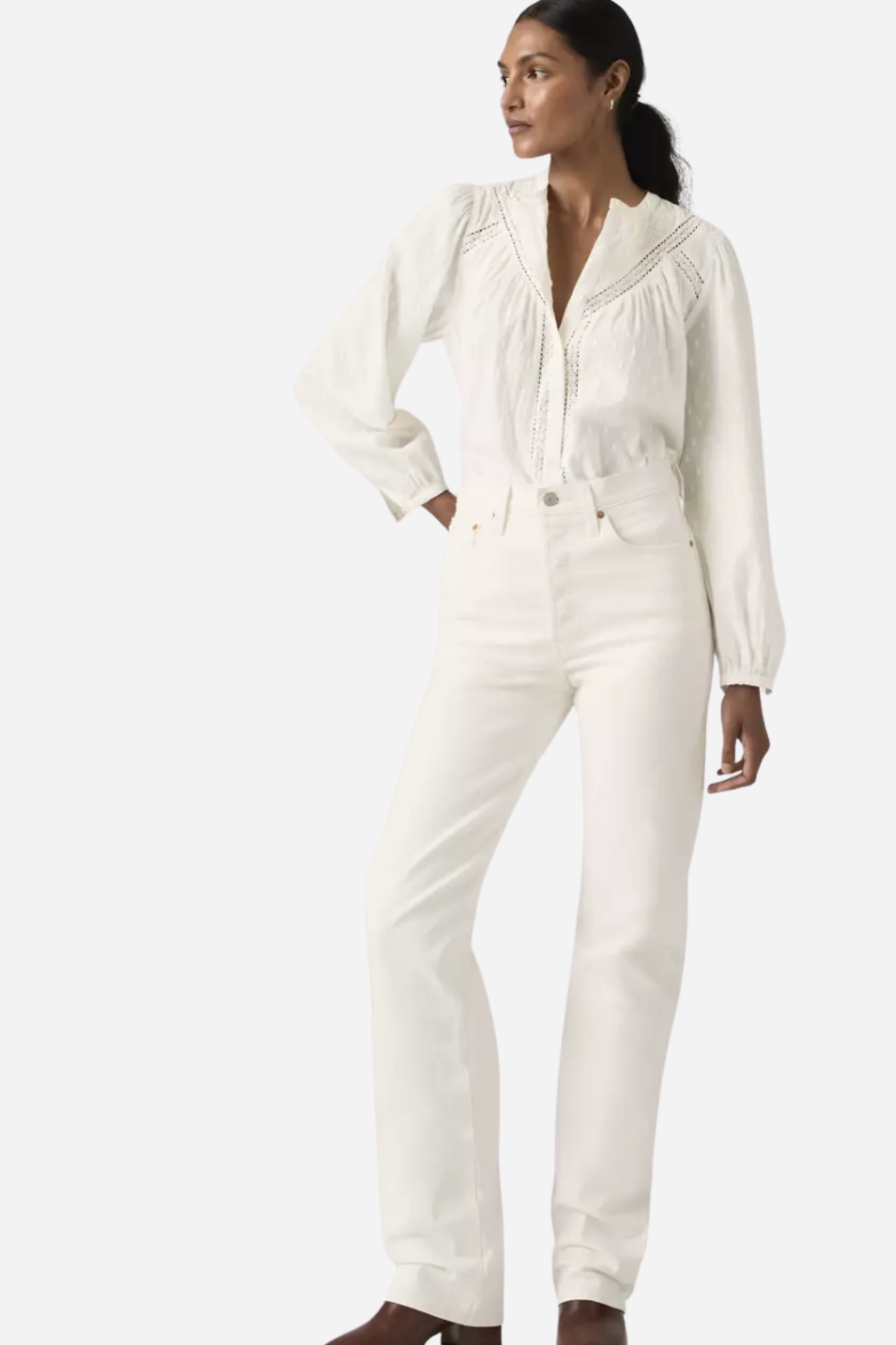 Levi's Ribcage Full Length Jeans - Disco Nights