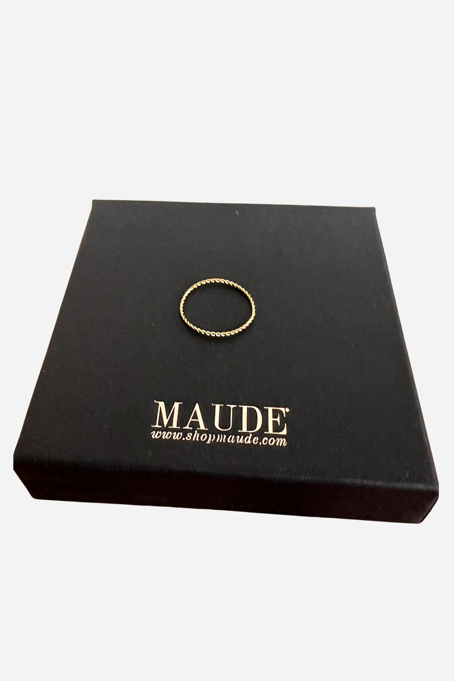 18K Twisted Rope Ring