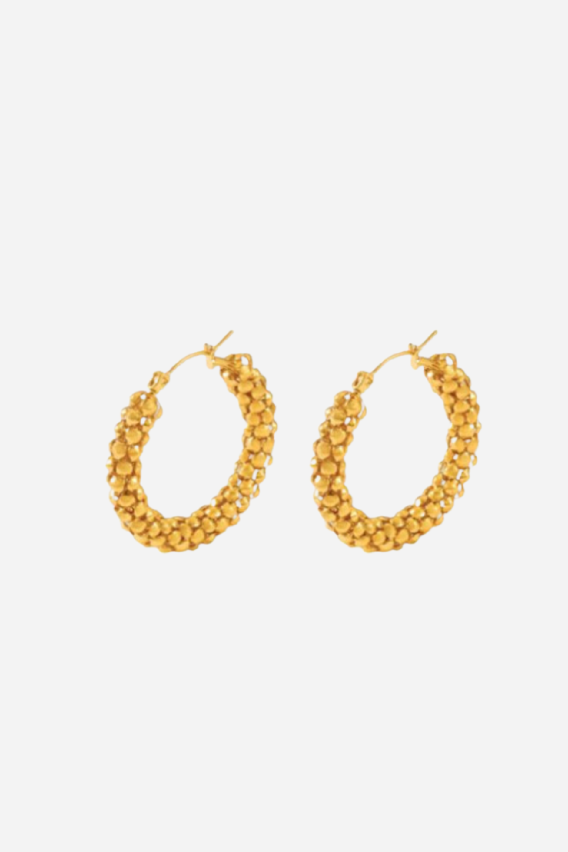 18K Josephine Hoop Earrings