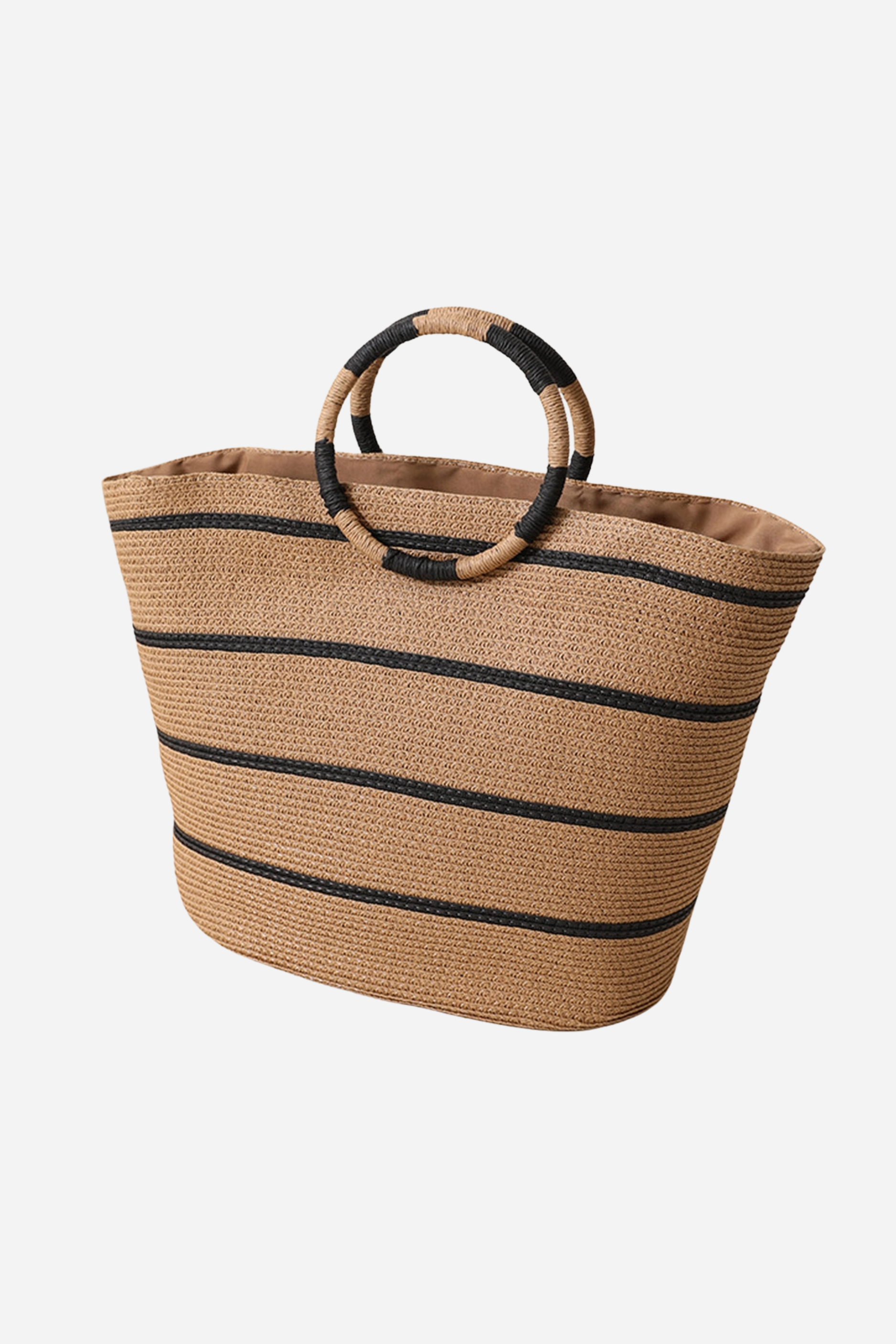 Striped Beach Tote Bag