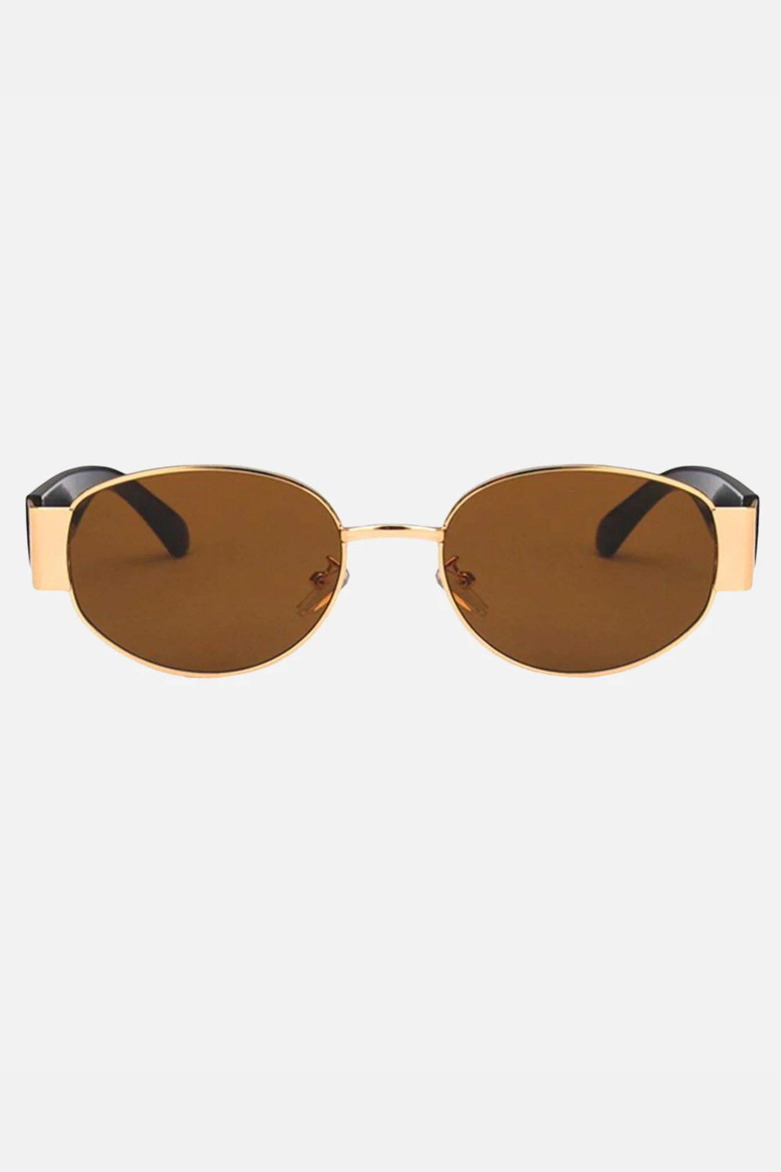 Elliott Polarized Sunglasses - Brown/Gold