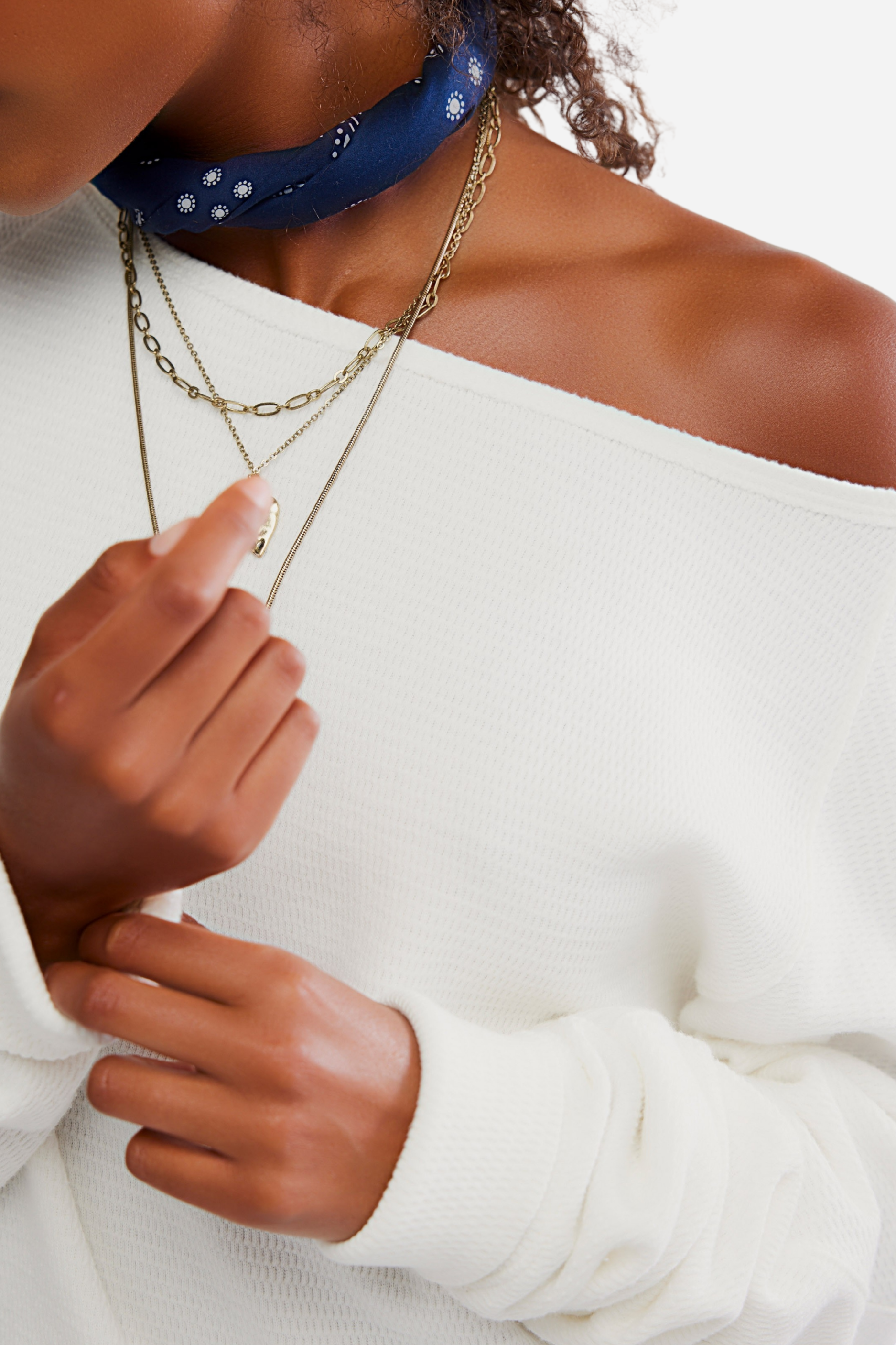 Free People Jess Long Sleeve - Clean Ivory
