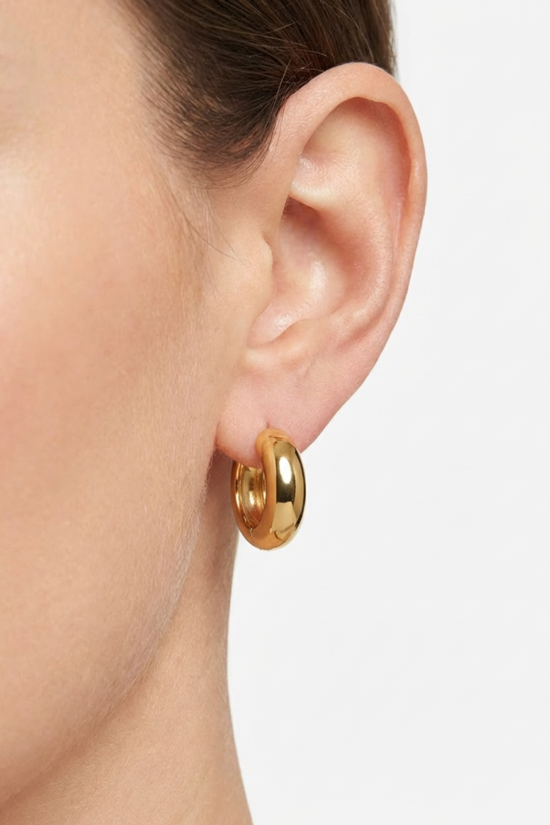 18K Rory Gold Hoops