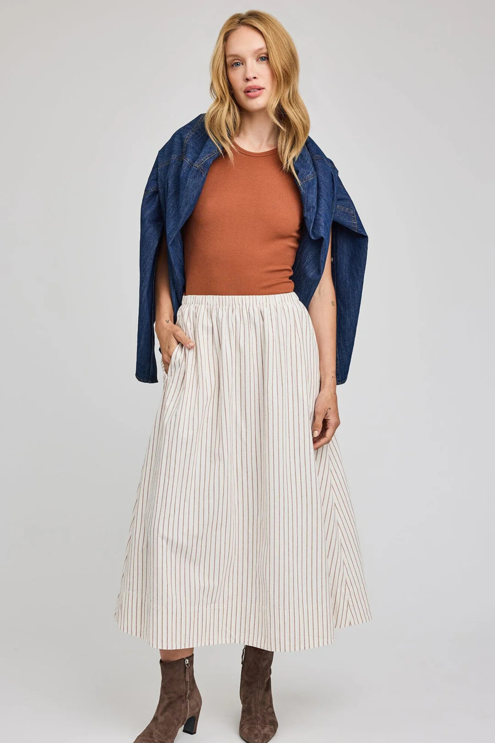 Wilhelmina Midi Skirt