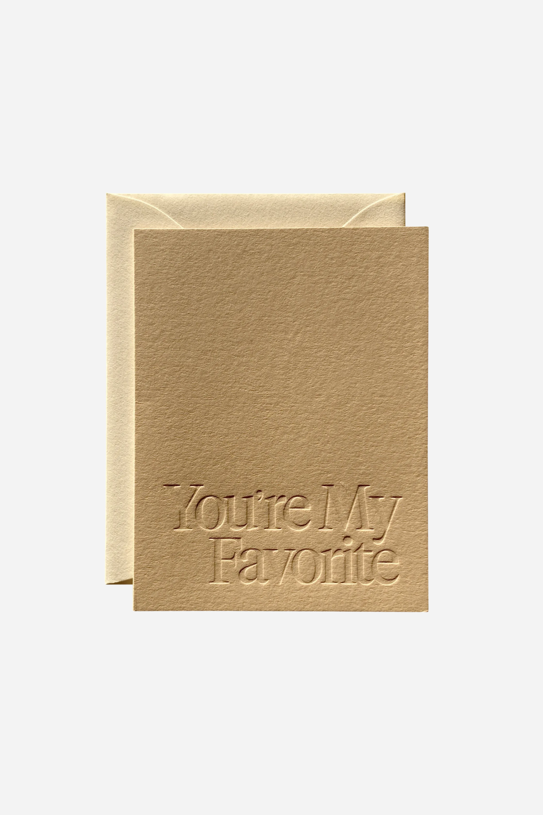 Jaymes Paper - You're My Favorite Card