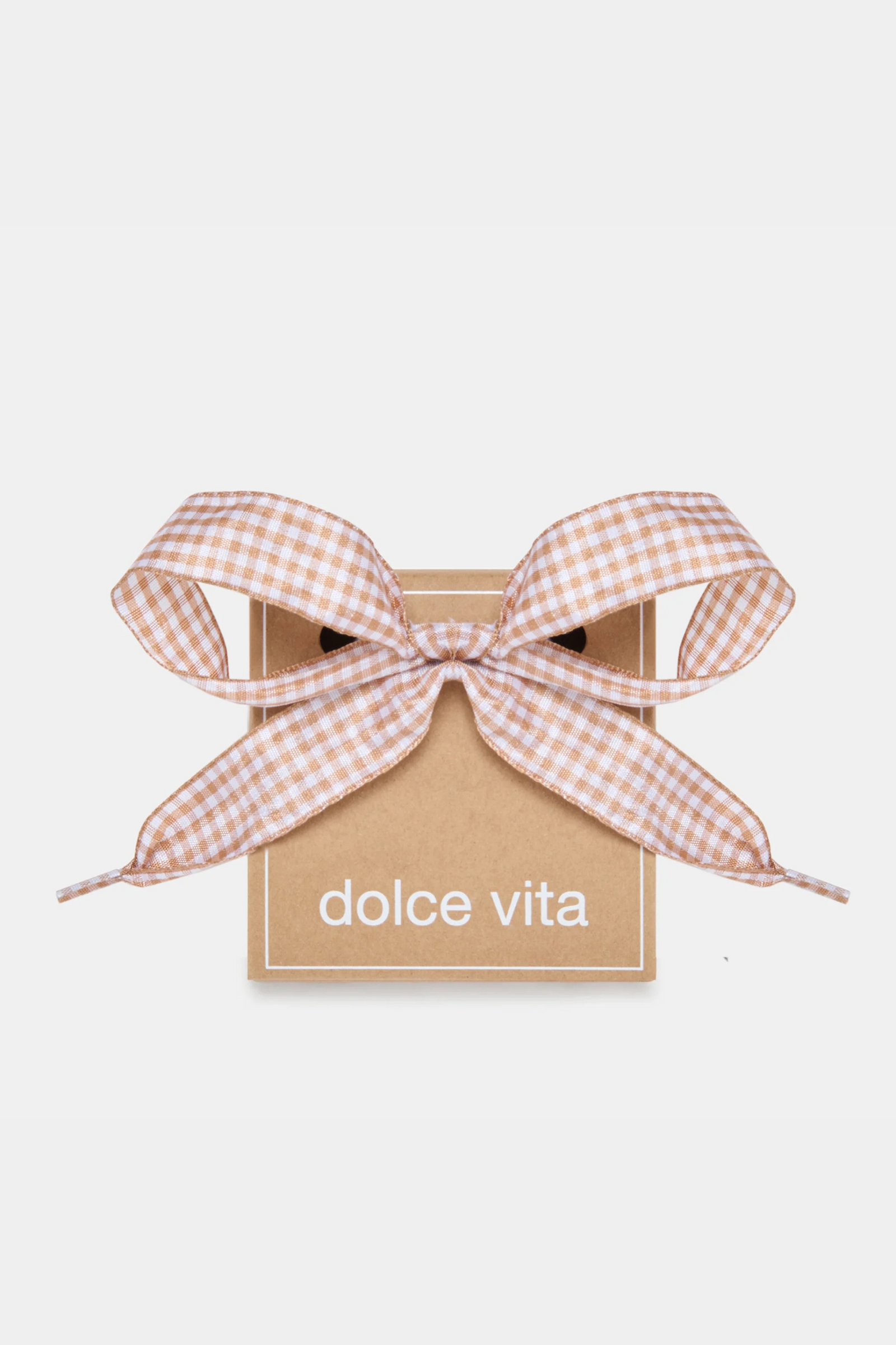 Dolce Vita Gingham Shoe Lace Set - Pink