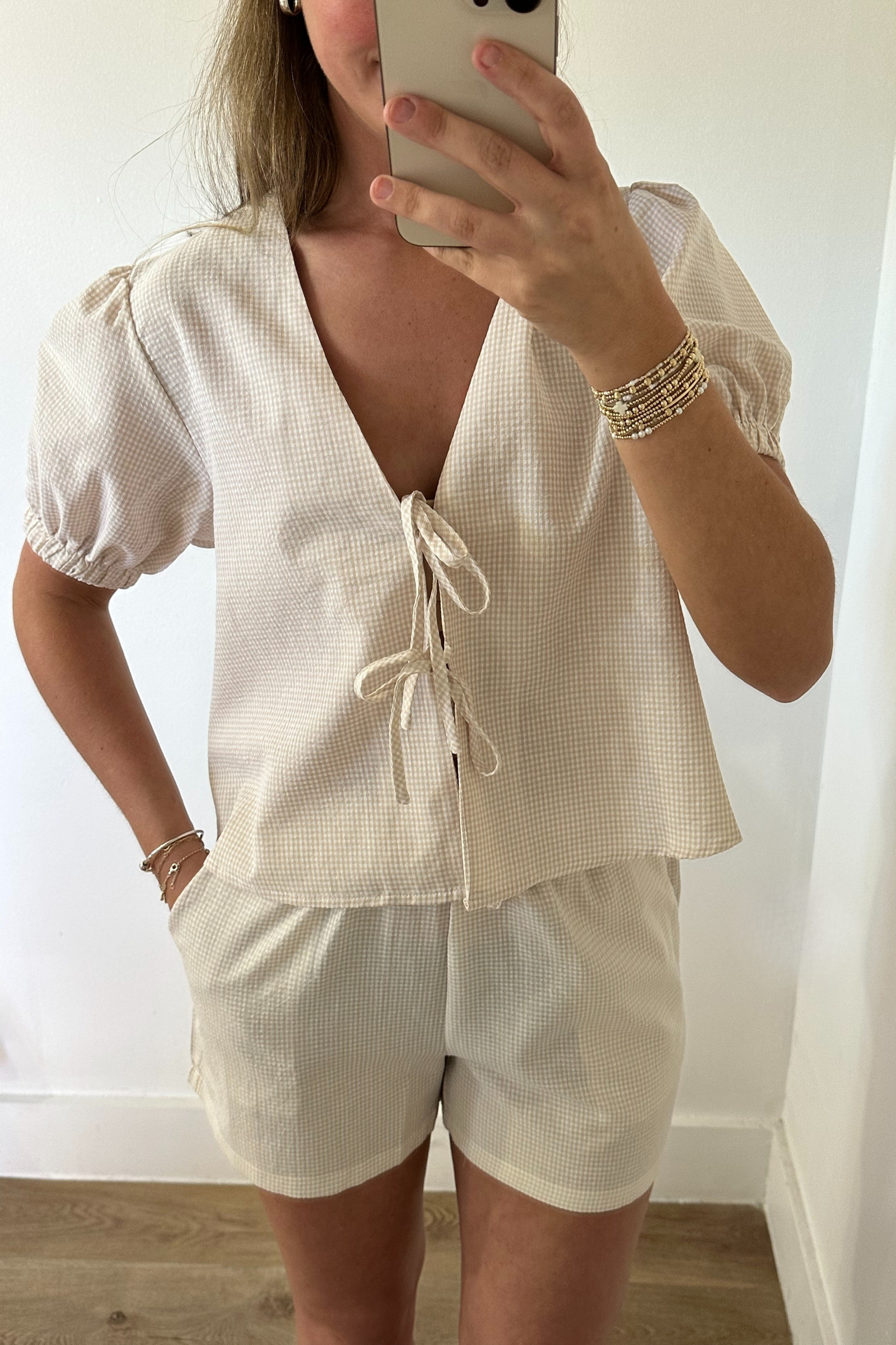 Came for Love Seersucker Shorts