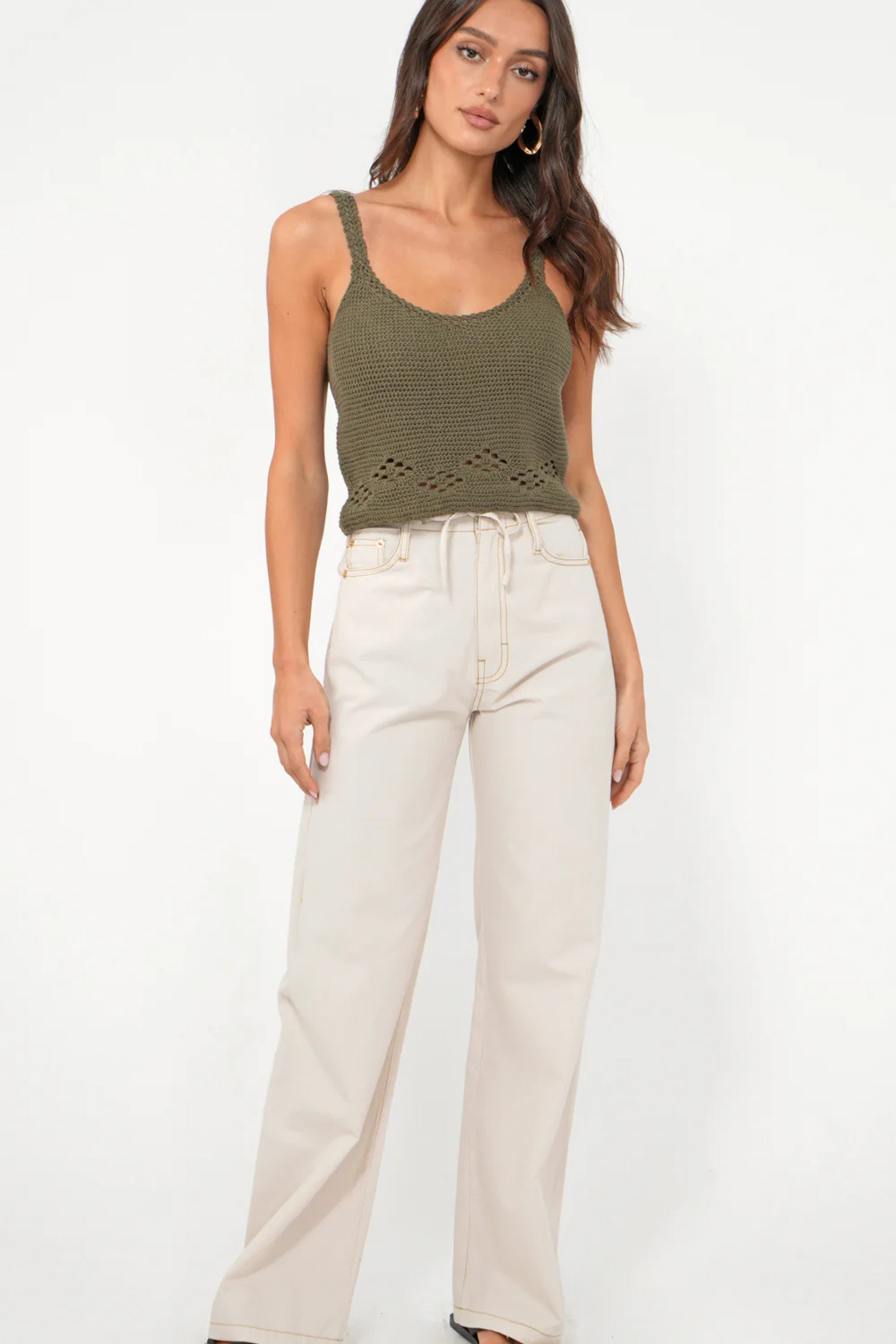 Oliver Wide Leg Drawstring Pants