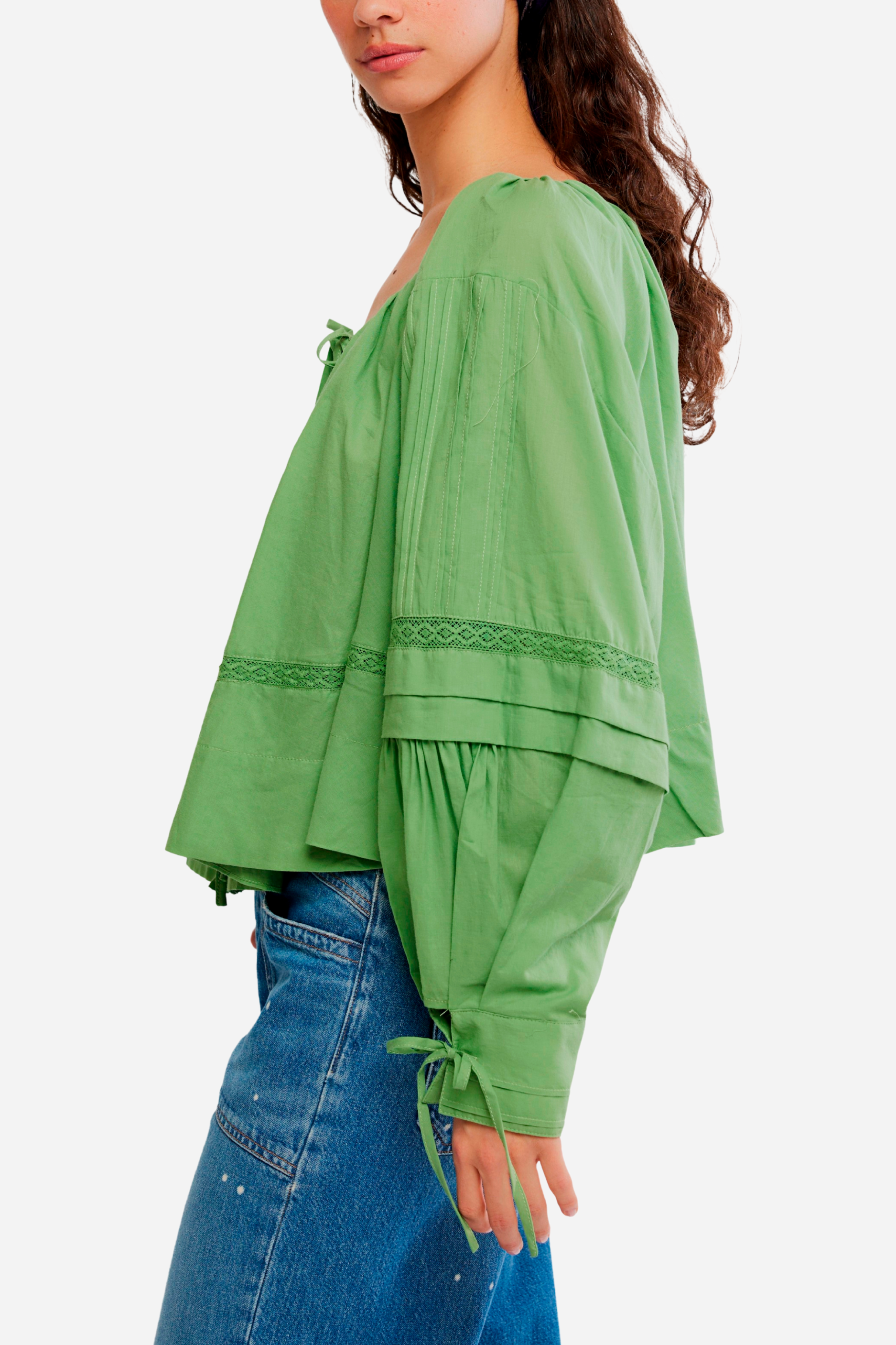 Free People La Lune Top - Jade