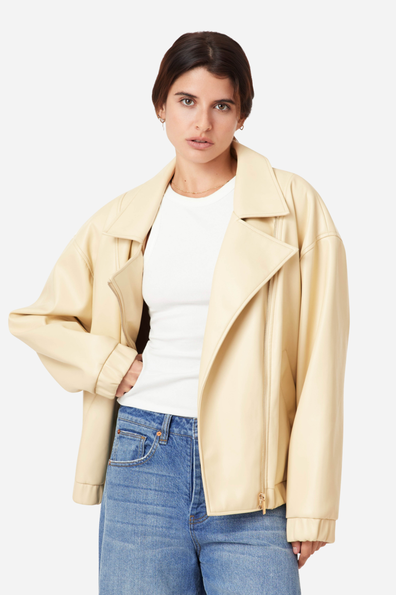 Habitual - Oversized Motto Jacket