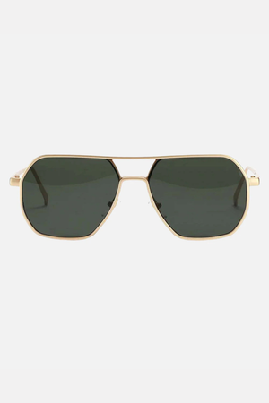 Nola Polarized Sunglasses - Green/Gold