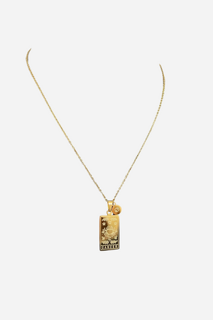 18K Cancer Necklace