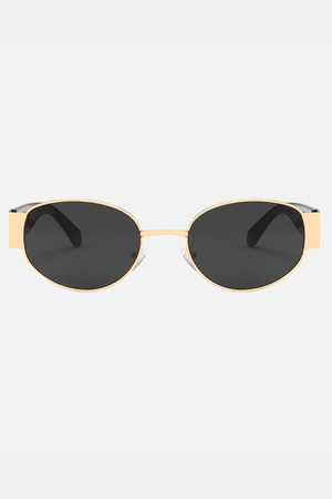 Elliott Polarized Sunglasses - Black/Gold
