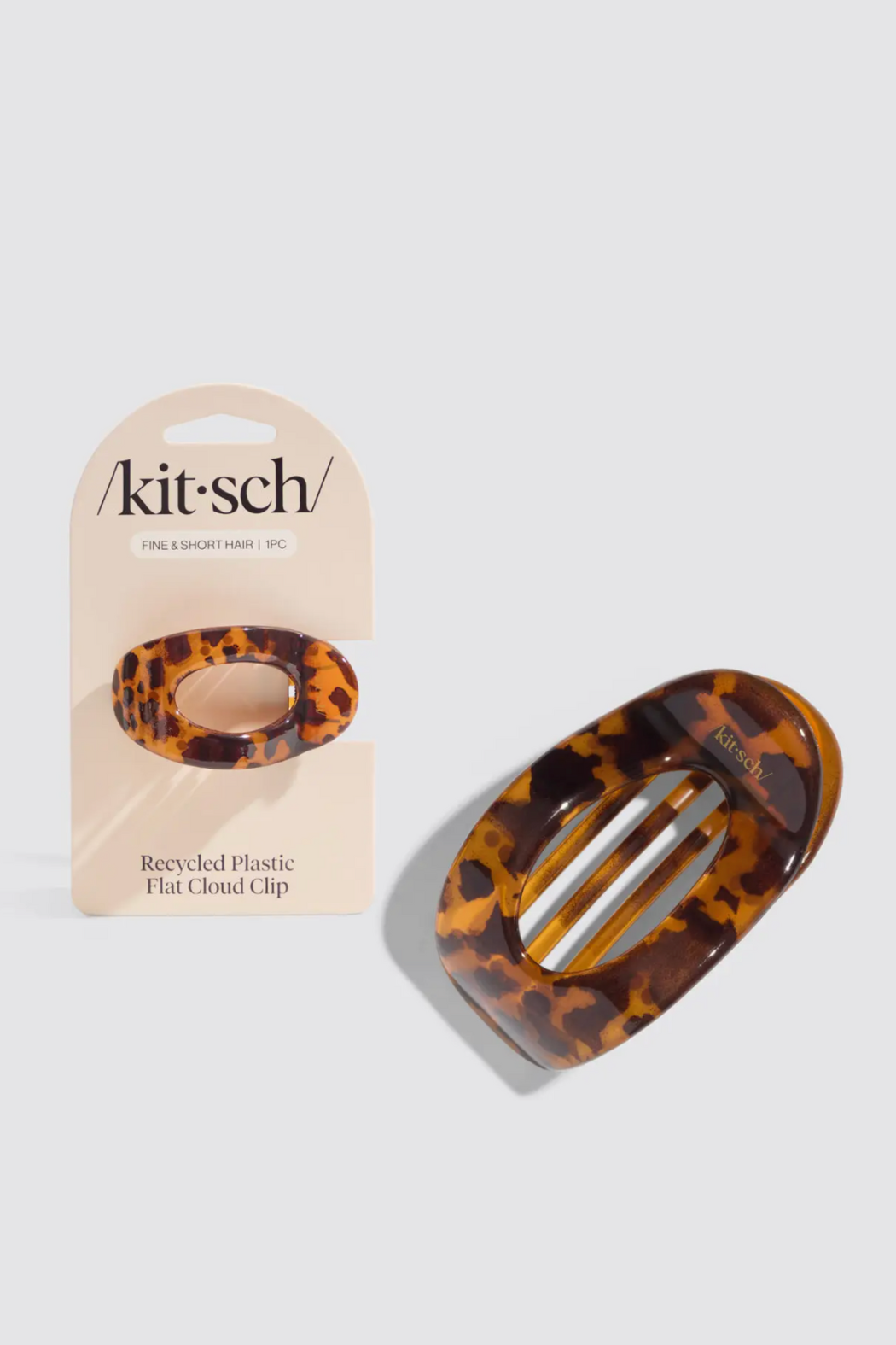 KITSCH Small Flat Cloud Clip - Tortoise
