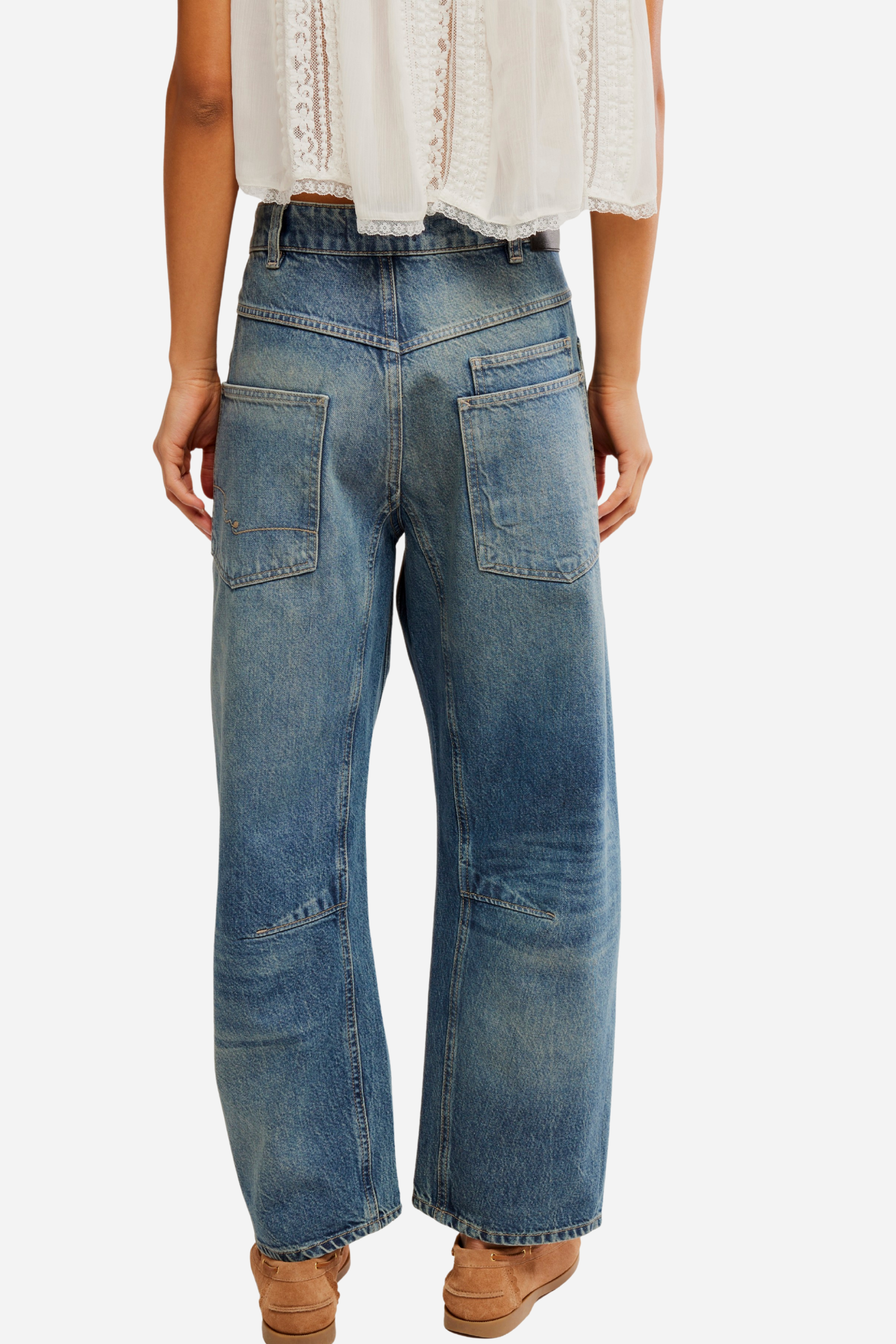 Free People Minimalist Moxie Boyfriend Jeans - High Hopes