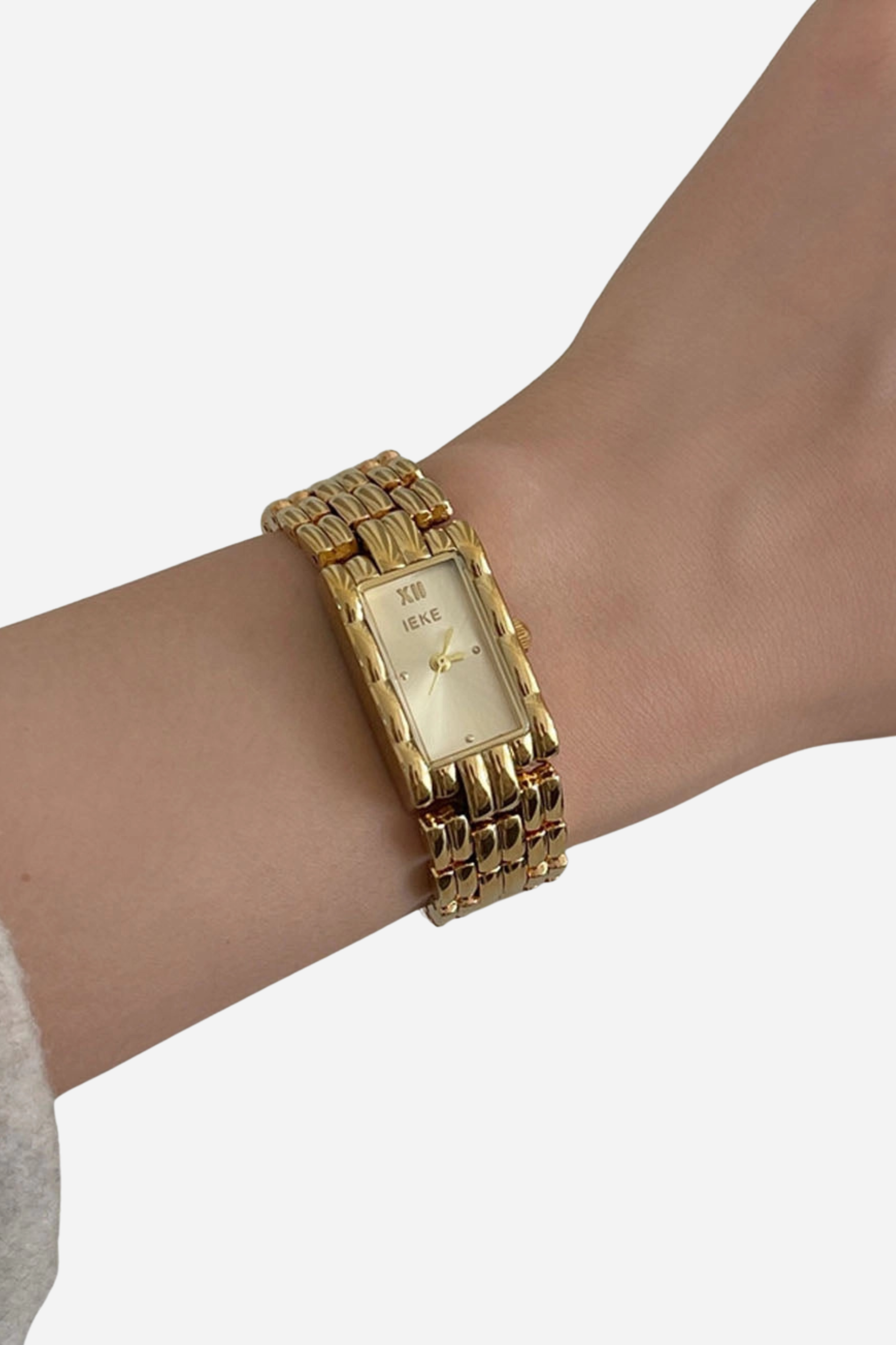 Classic Dial Quartz Wrist Watch - Gold