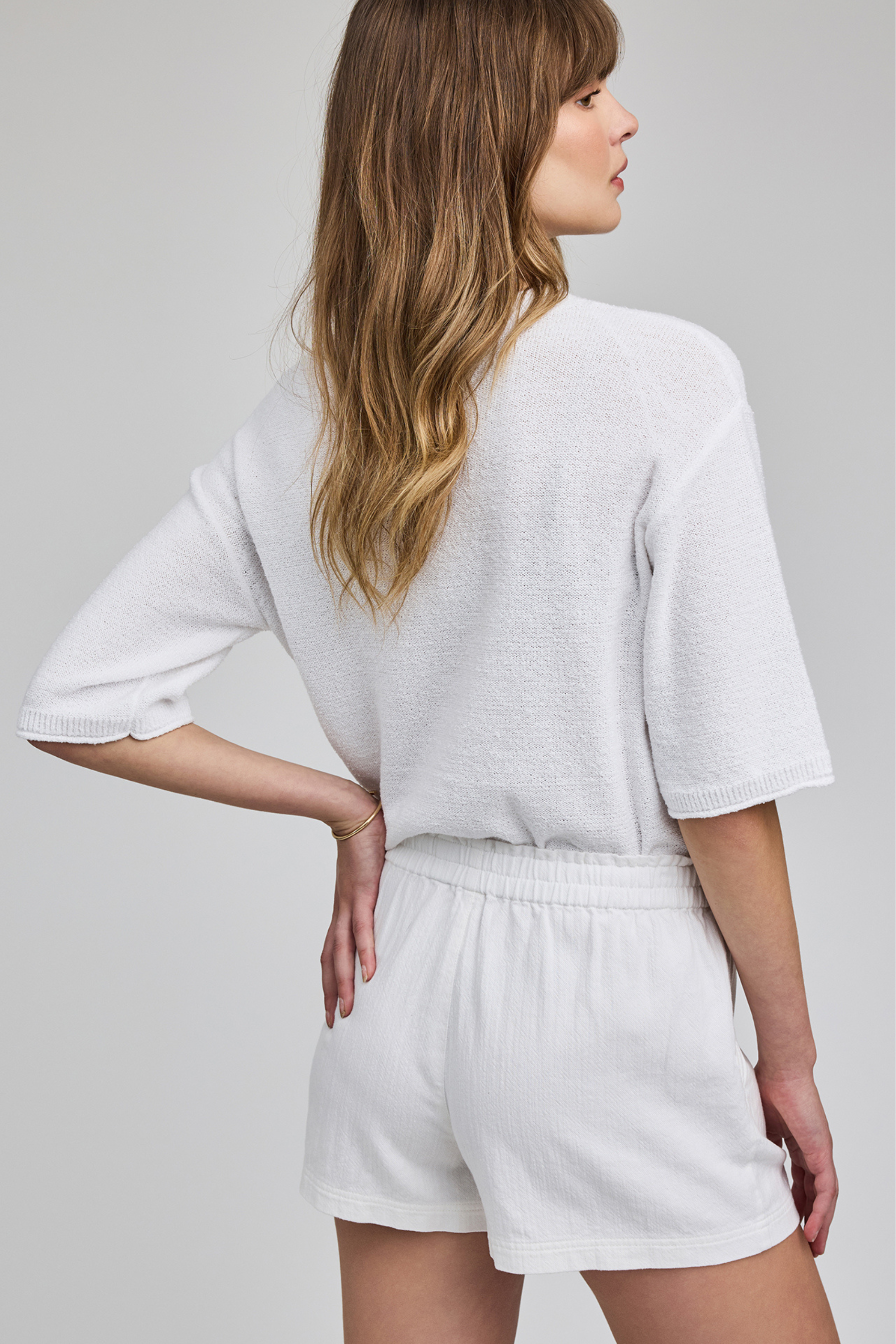 Genevieve Knit Sweater - White