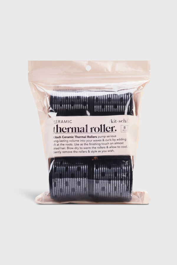 KITSCH Ceramic Thermal Hair Rollers - 8pc Variety Pack