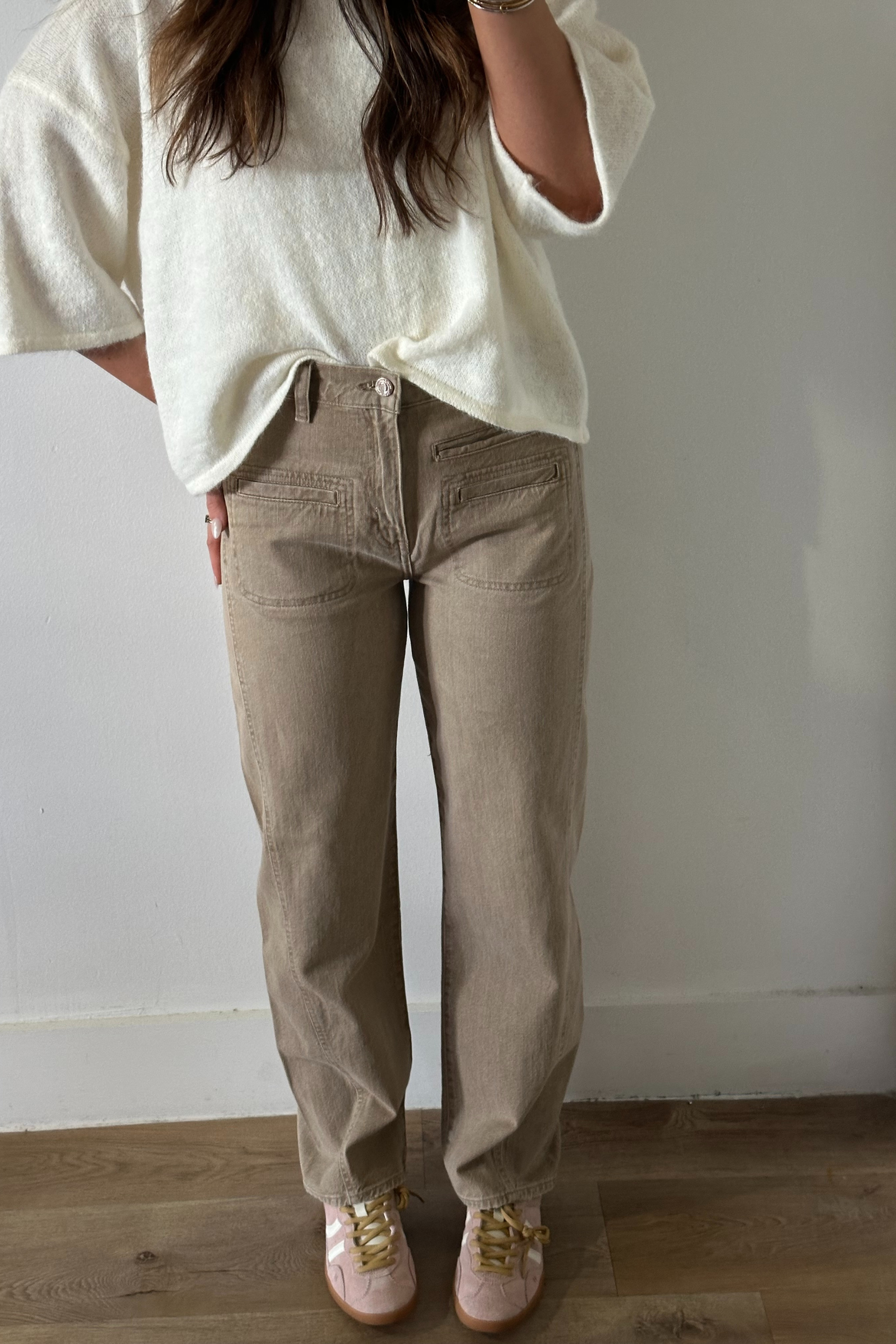 Habitual - Evie Barrel Pants - Brown