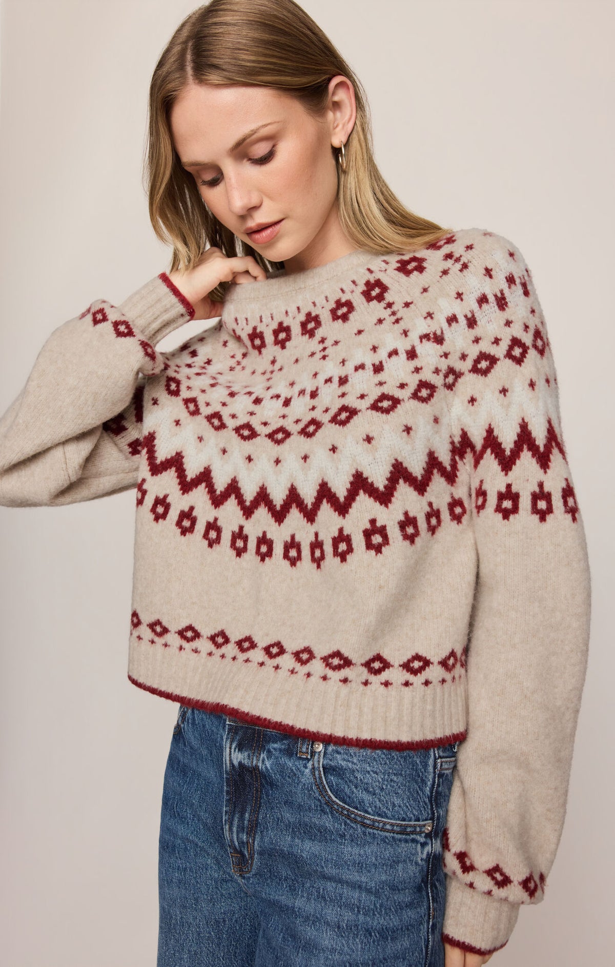 Z Supply - String The Lights Sweater - Oatmeal Heather