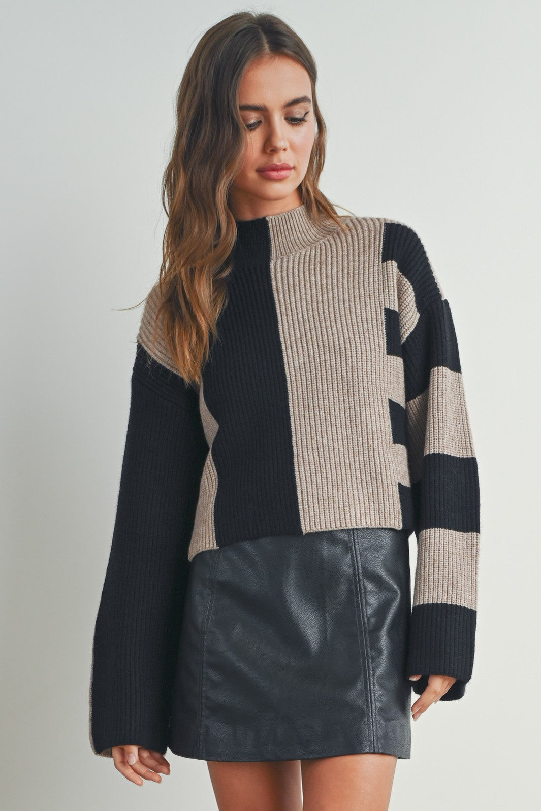 Color Block Sweater