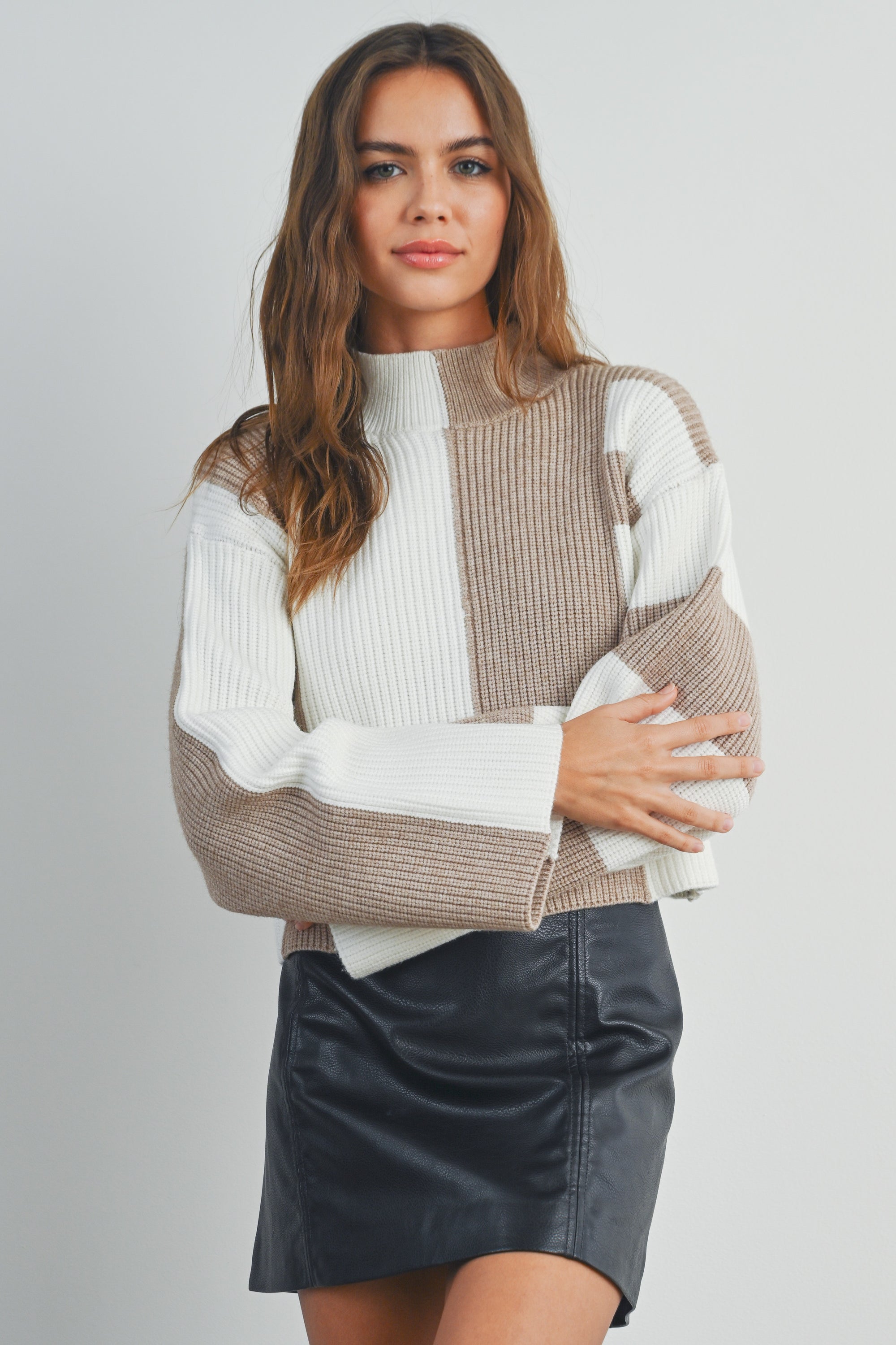 Color Block Sweater