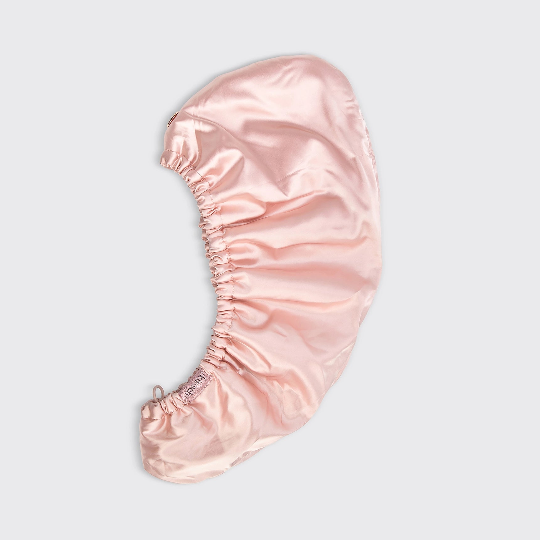 KITSCH Satin Wrapped Hair Towel - Blush