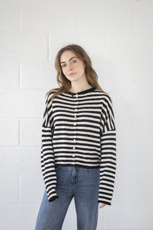 Piper Striped Cardigan