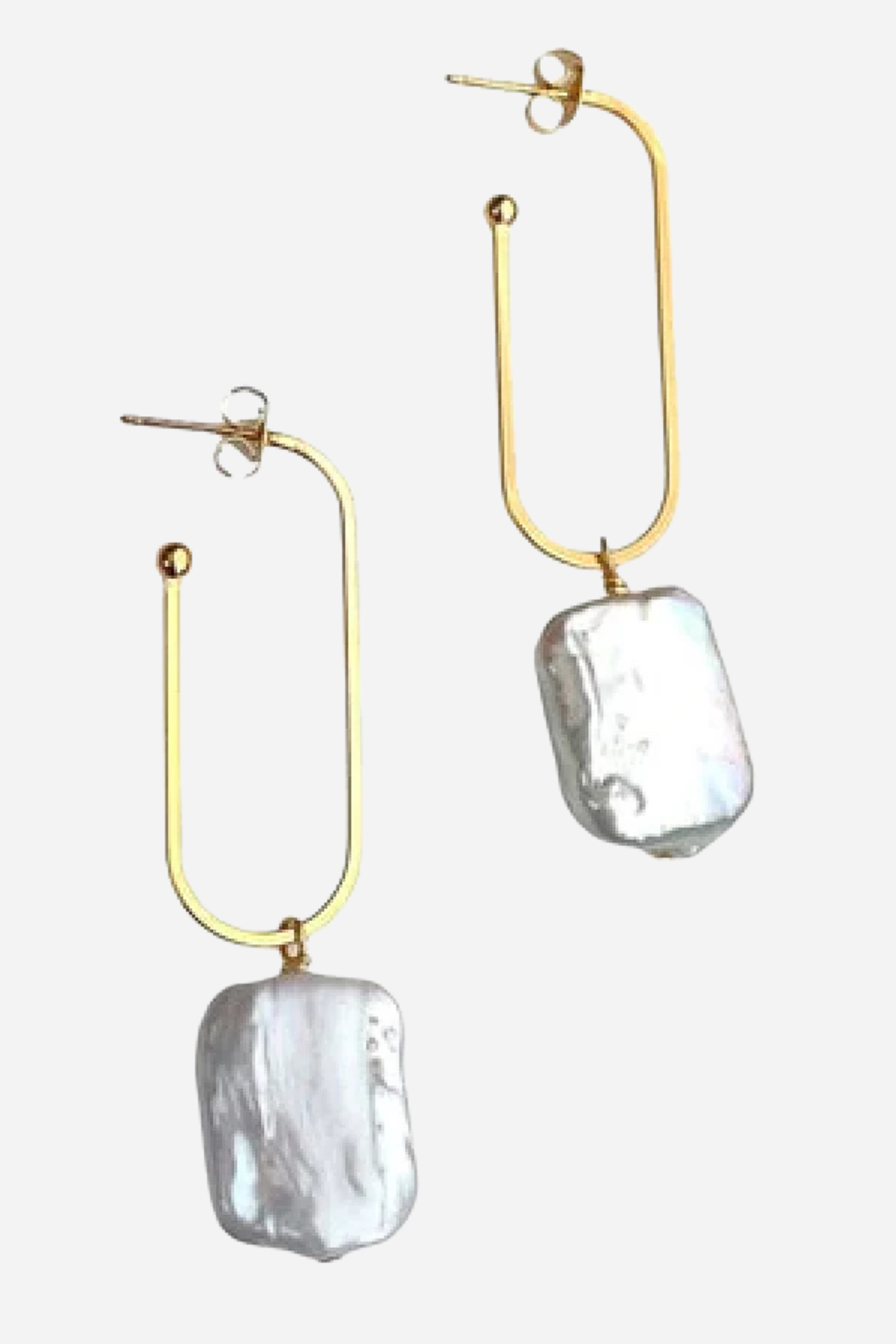 Farrah B Glimmer Pearl Earrings