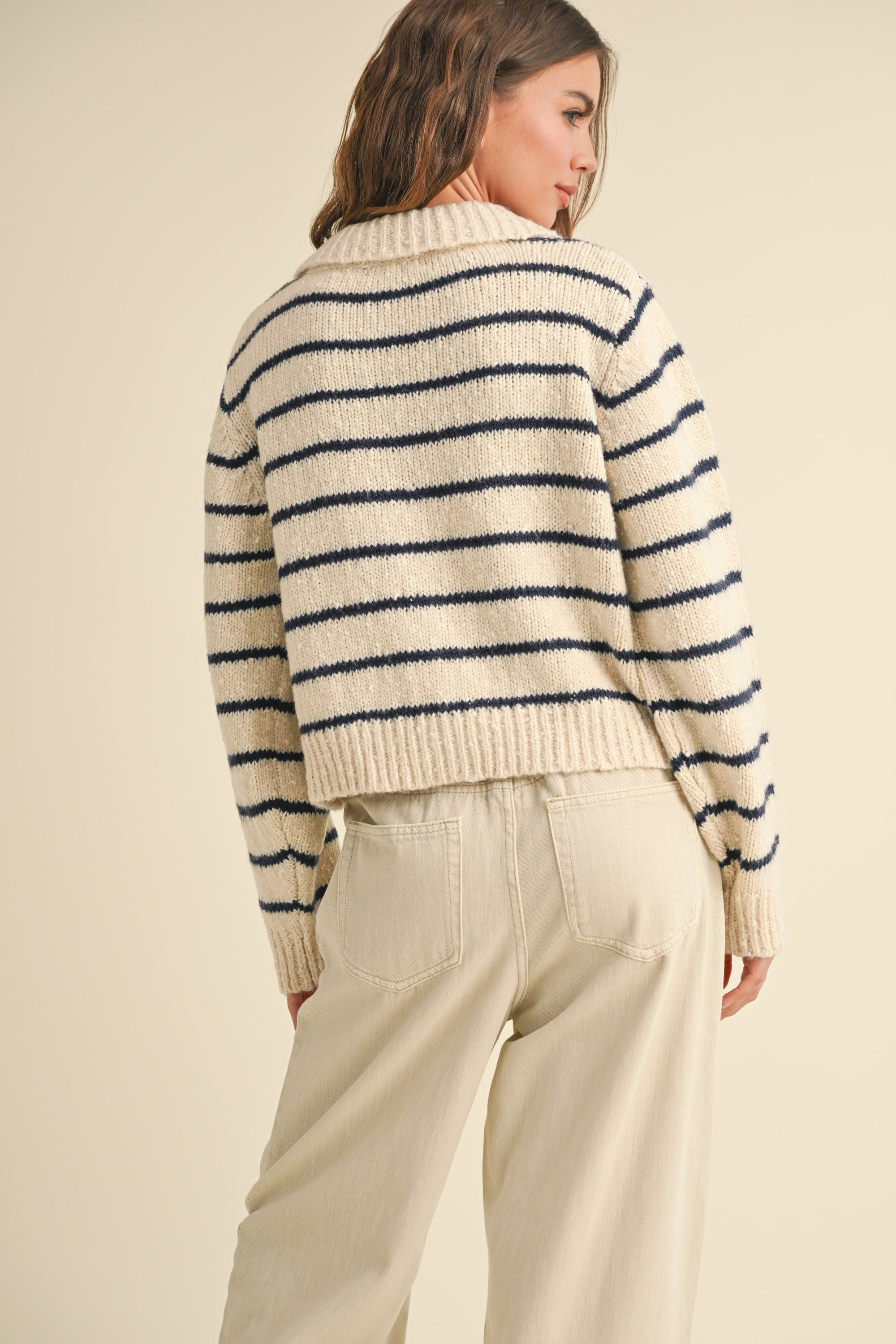 Addie Striped Cardigan