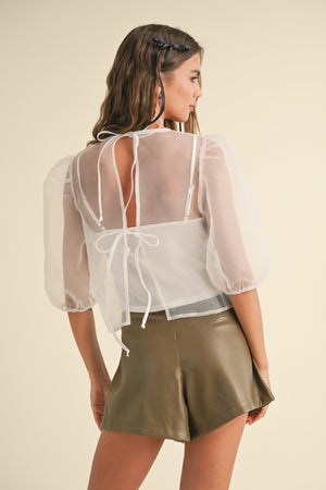 My Way Sheer Top