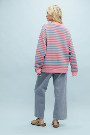 Ivy Striped Crewneck