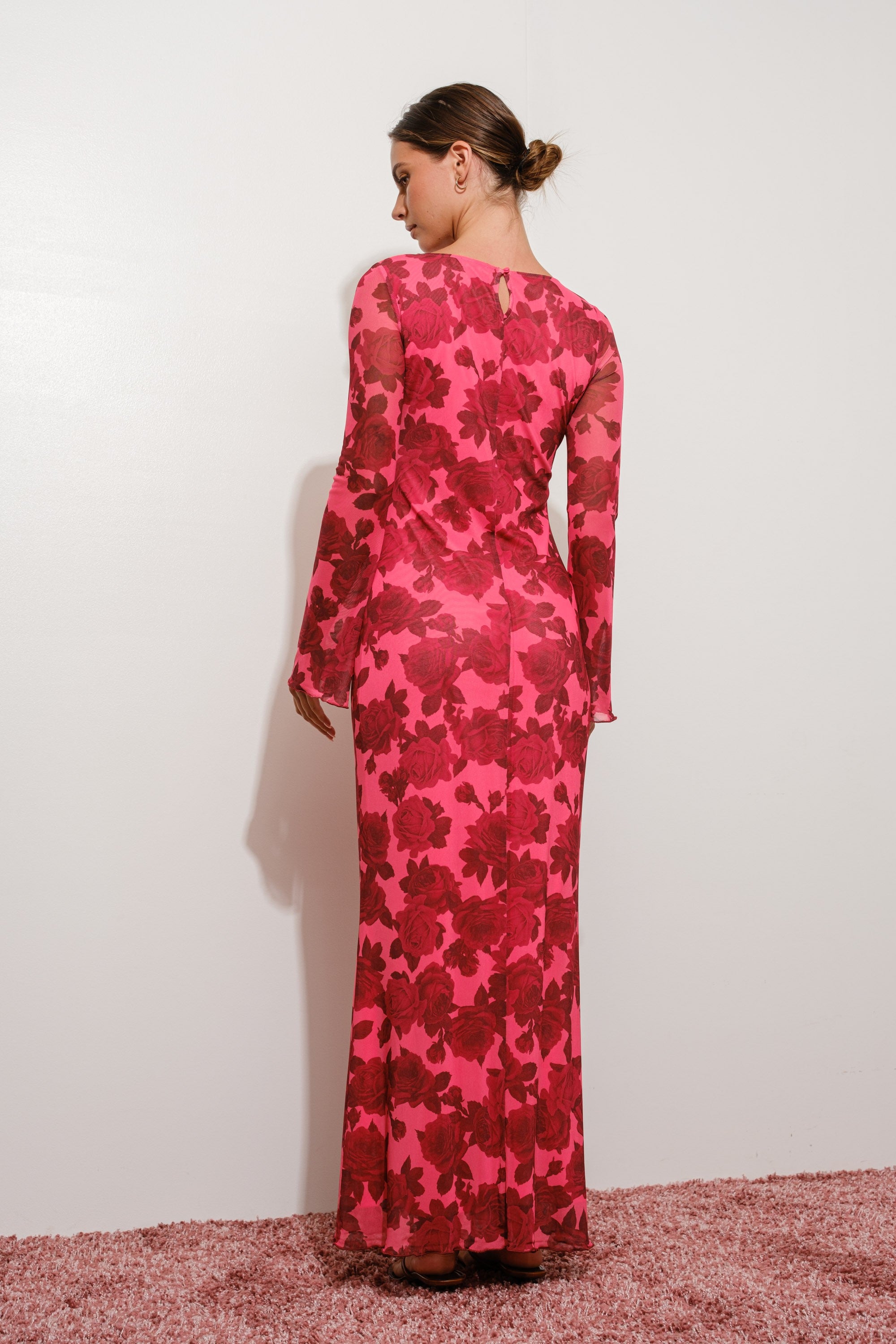 Holland Floral Print Maxi Dress