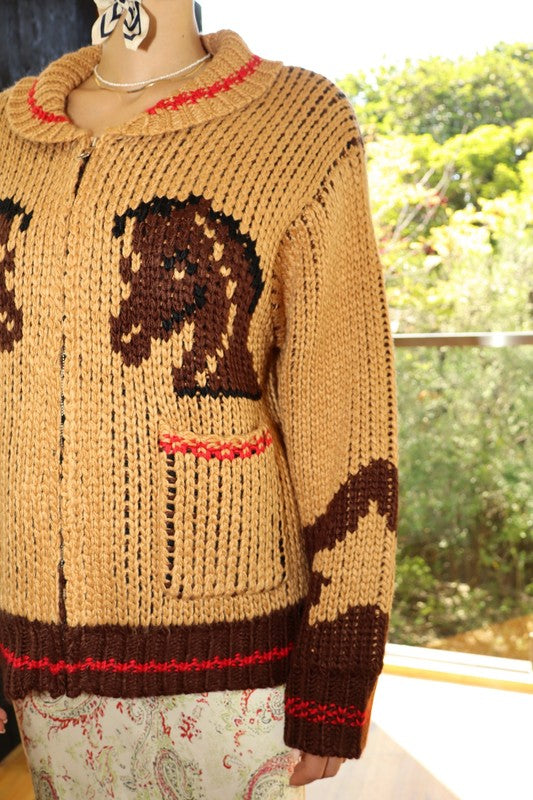 Western Horse Sweater