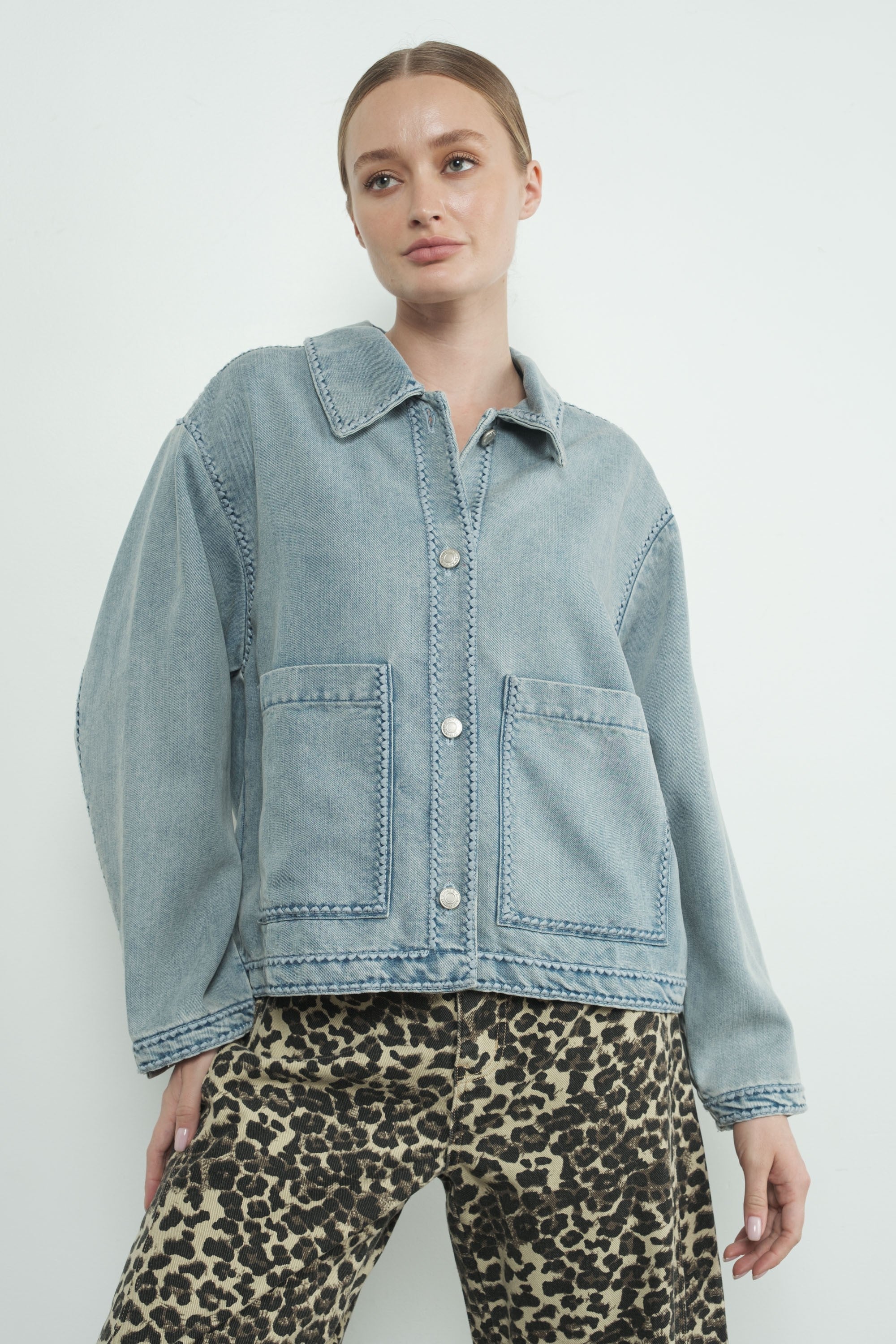 Embroidered Denim Jacket