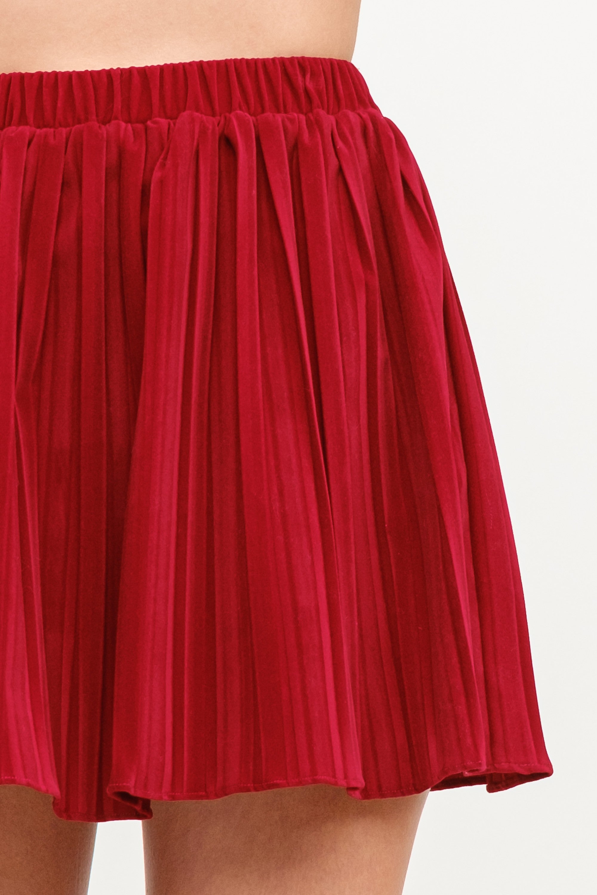 【新品未使用品】aere velvet skirt 38 Aria Velvet Skirt