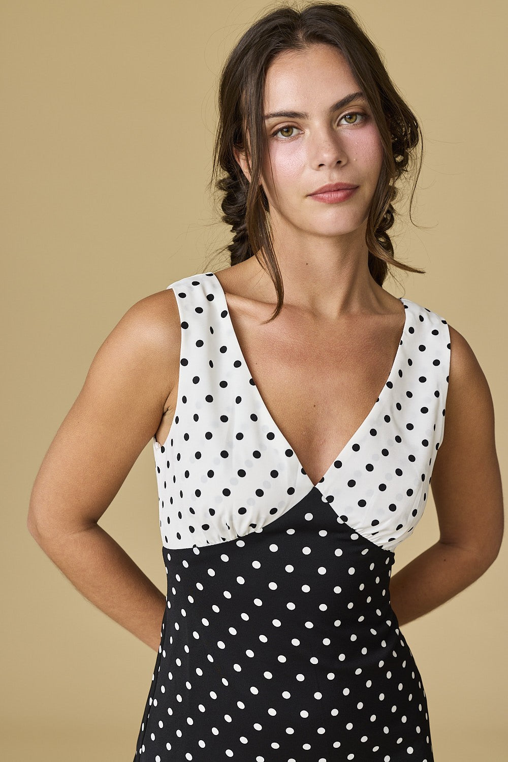 Elena Polka Dot Mini Dress