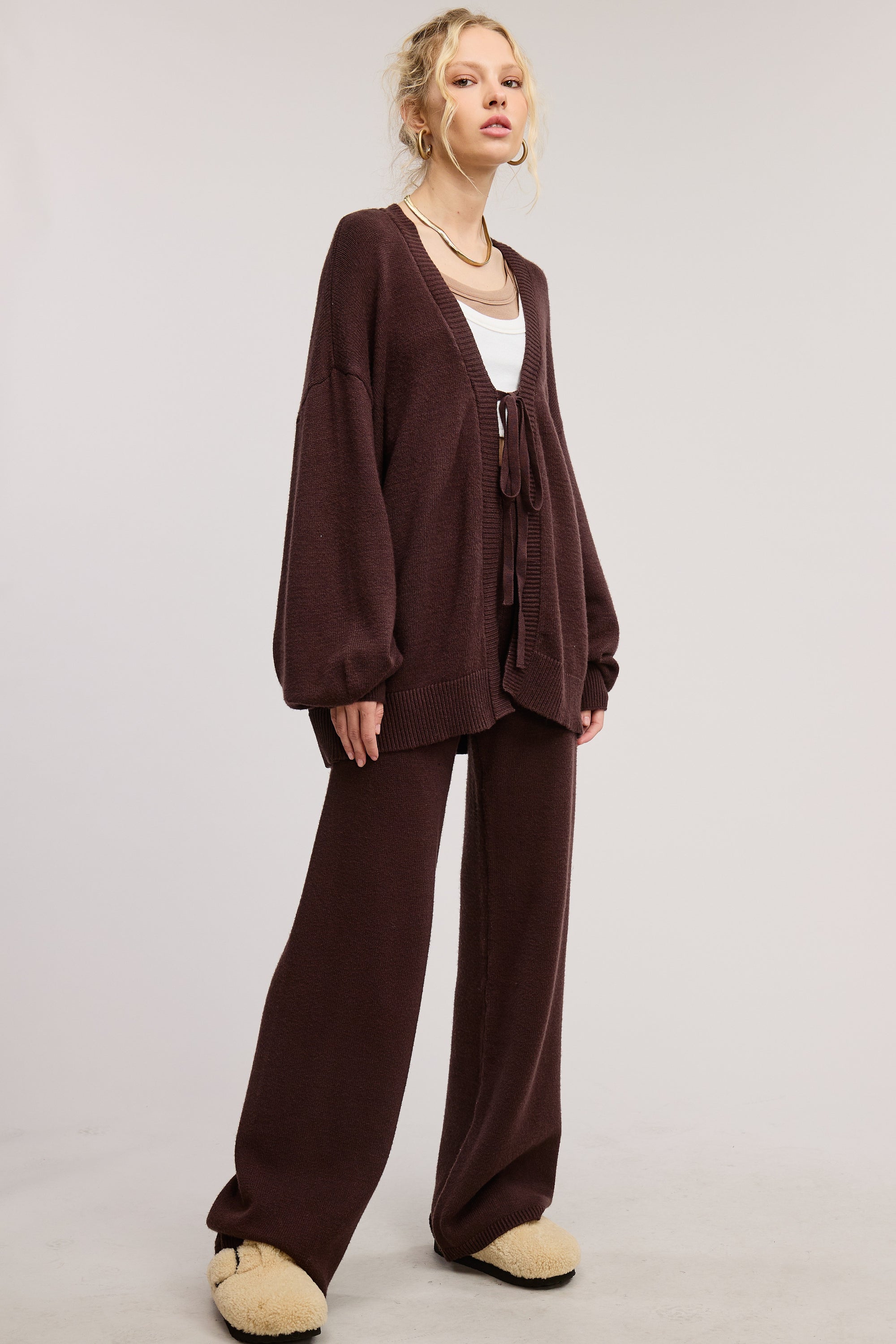 Stay With Me Matching Set - Brown