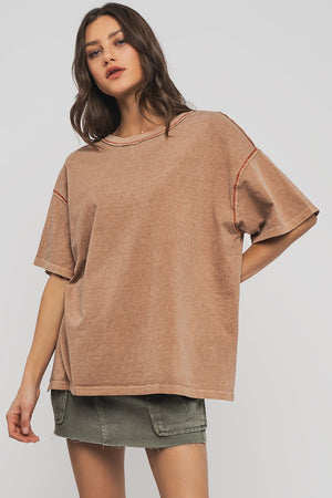 Timeless Oversized Tee - Taupe
