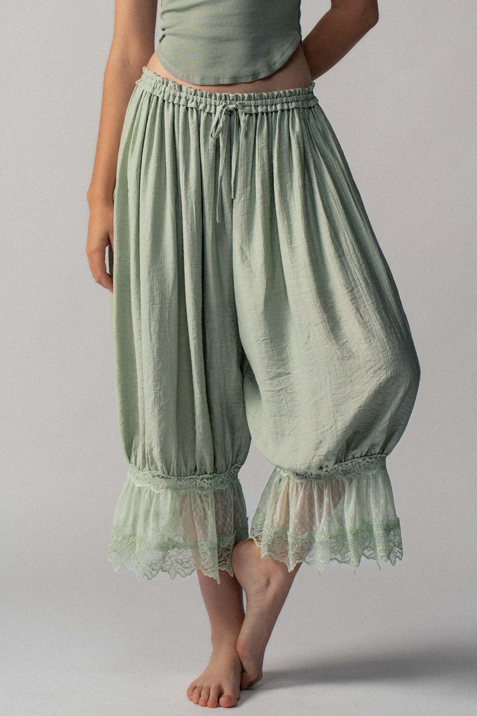 Angelic Bloomer Pants - Sage