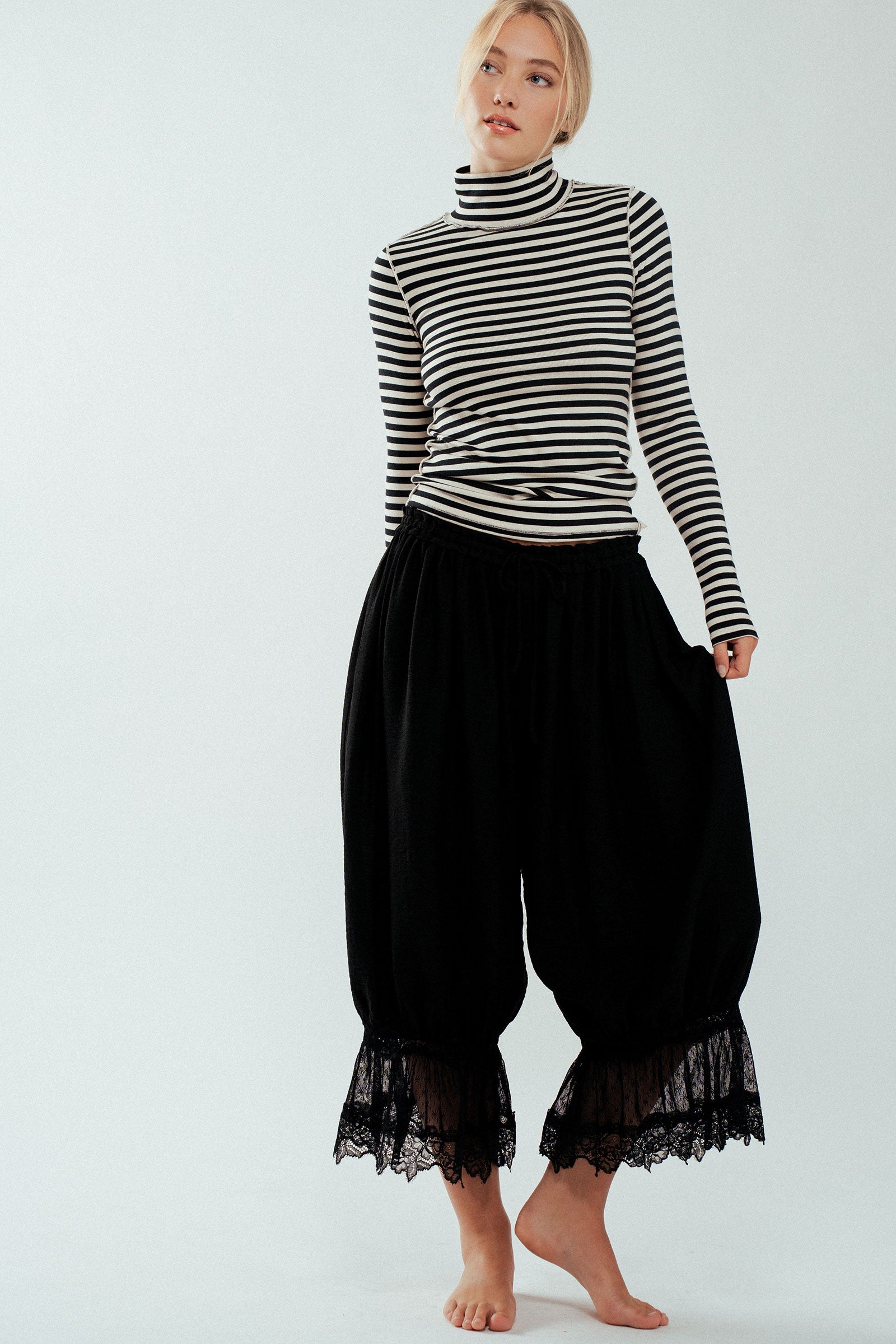 Angelic Bloomer Pants - Black