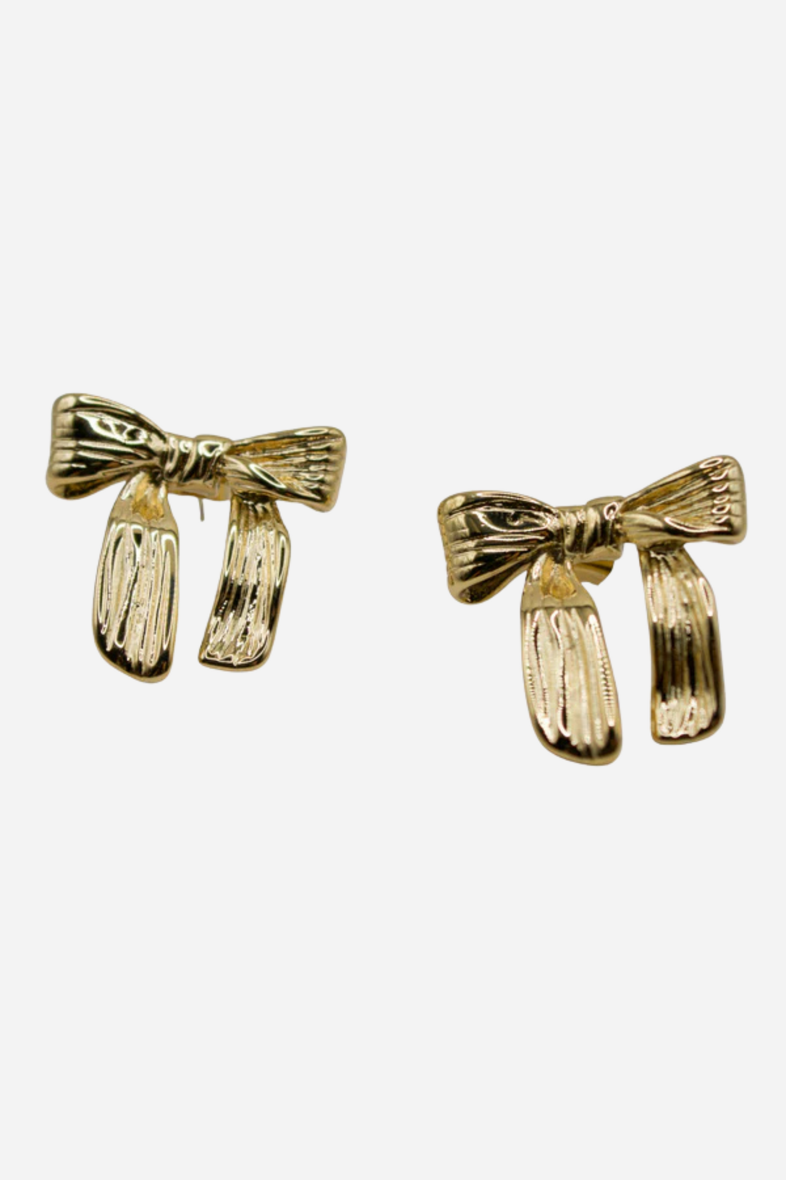 18K Bow Stud Earrings