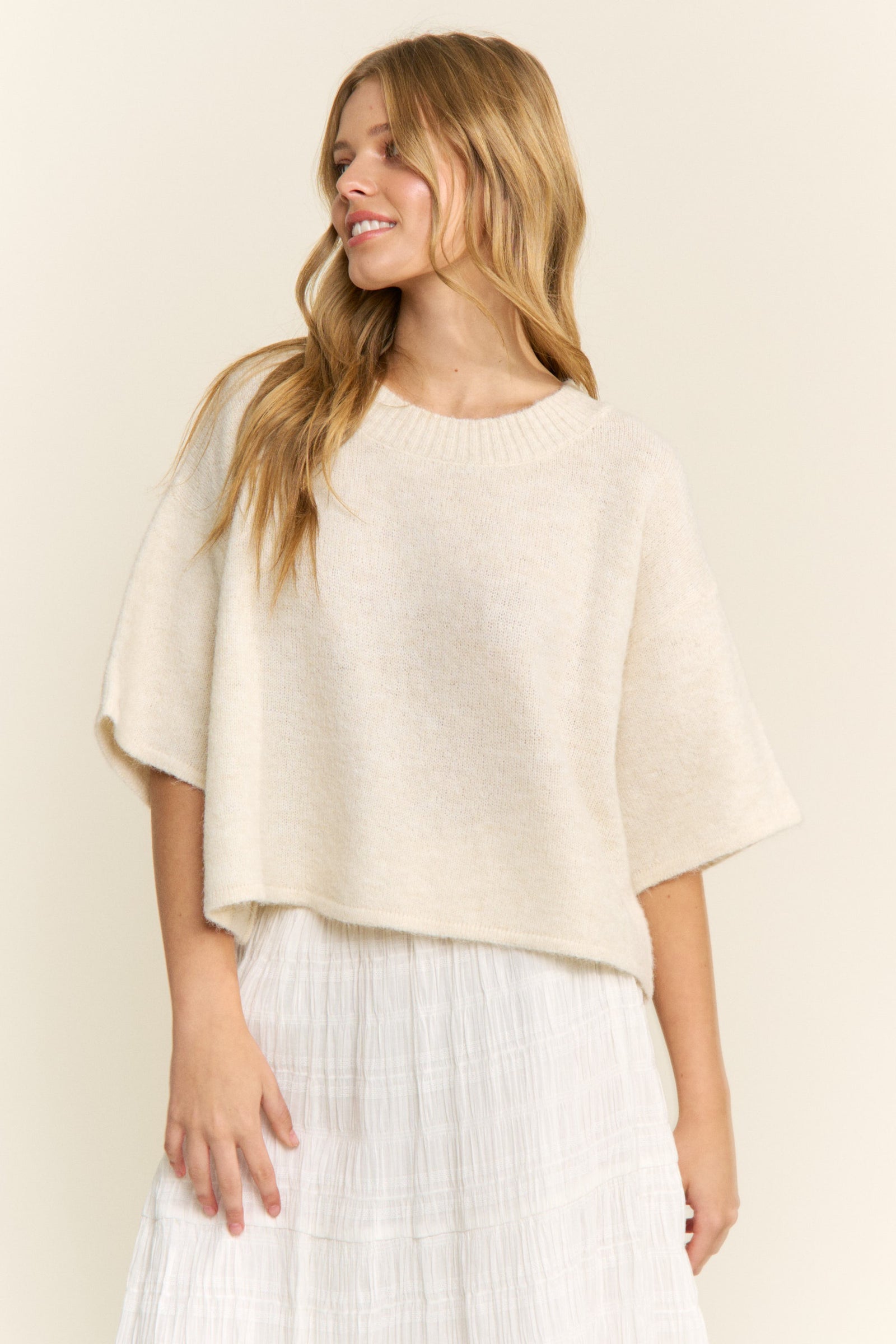 Millie Pullover Sweater - Ivory