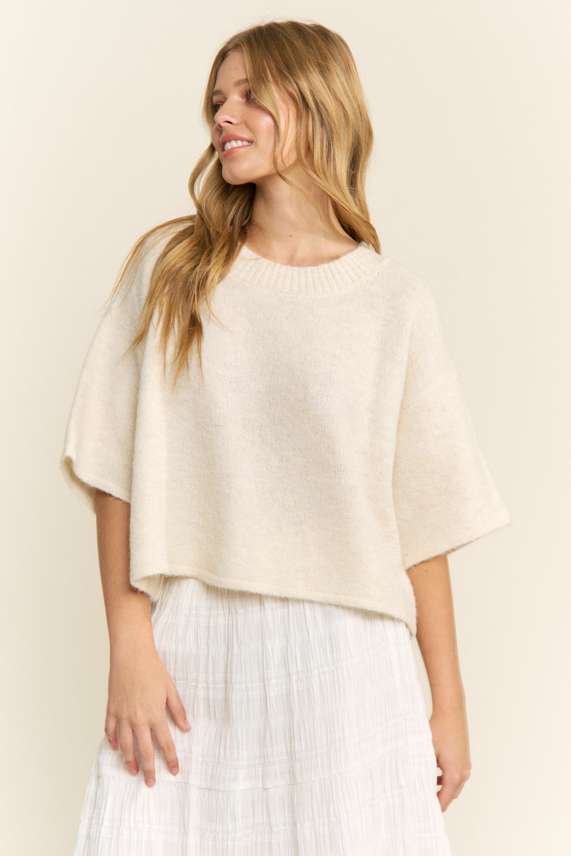 Millie Pullover Sweater - Ivory