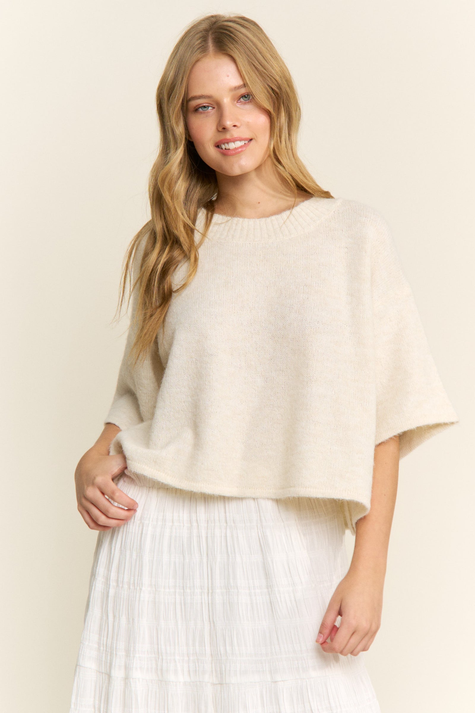 Millie Pullover Sweater - Ivory