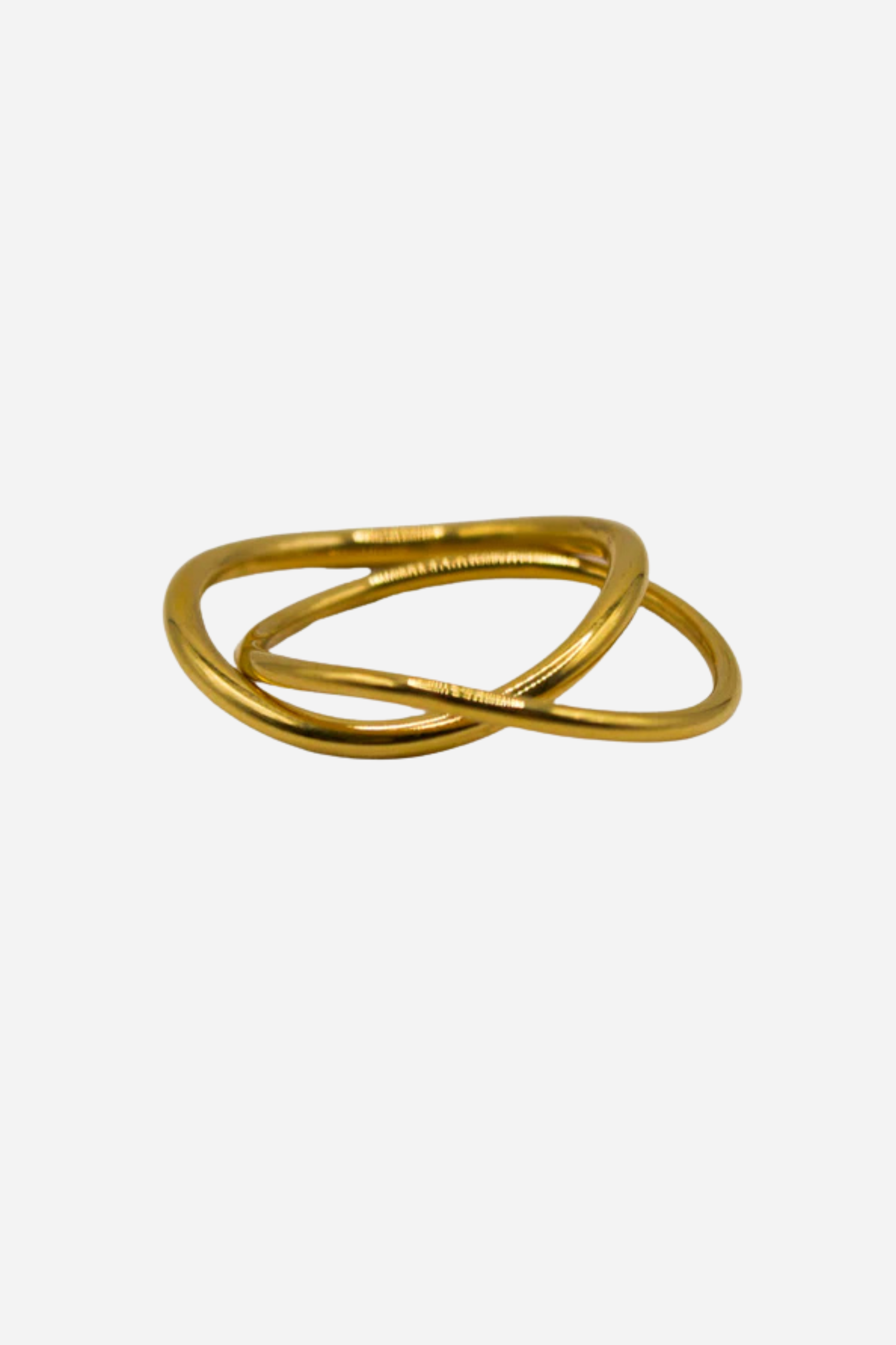 18K Nora Double Linked Ring