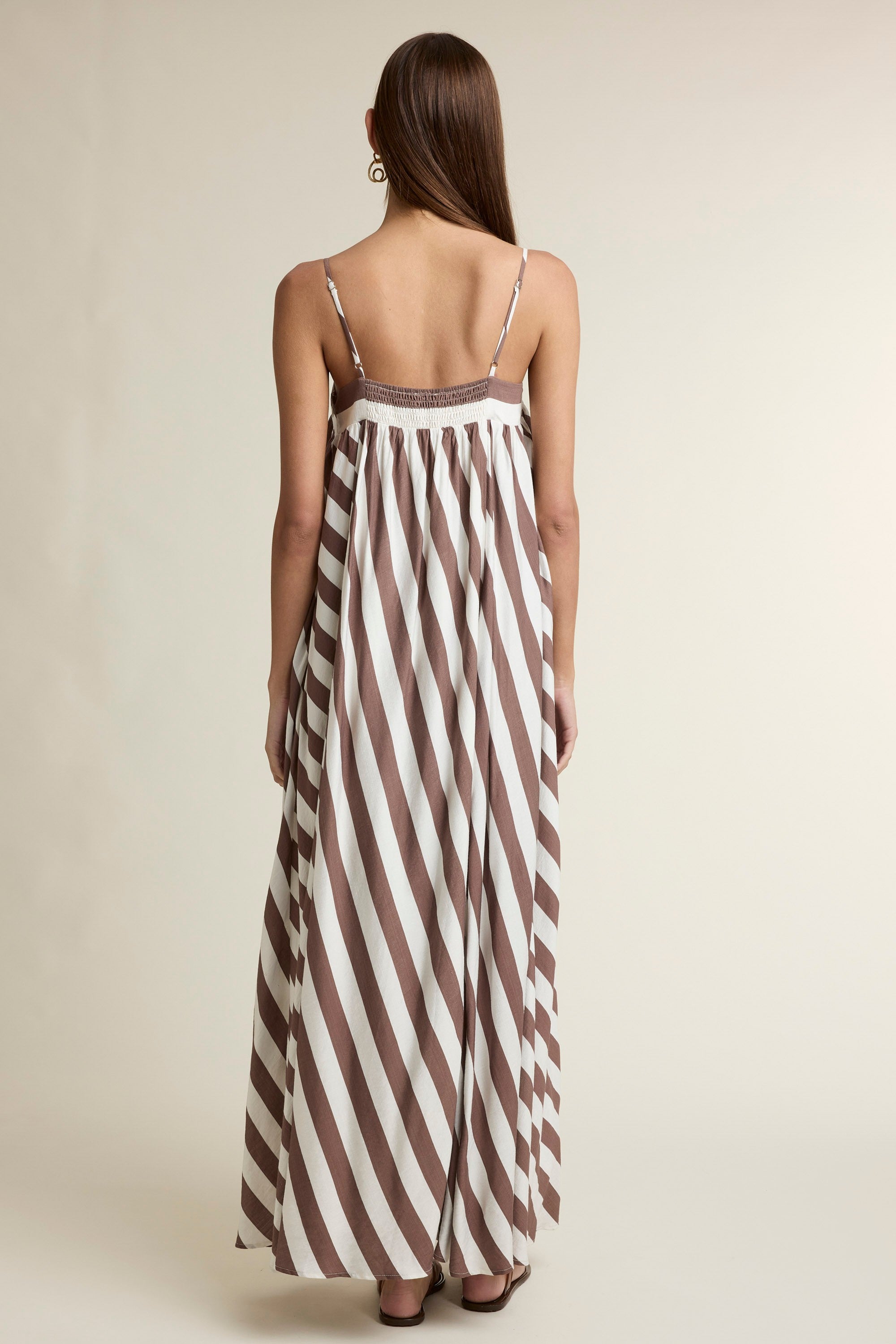 Striped Tunic Maxi Dress
